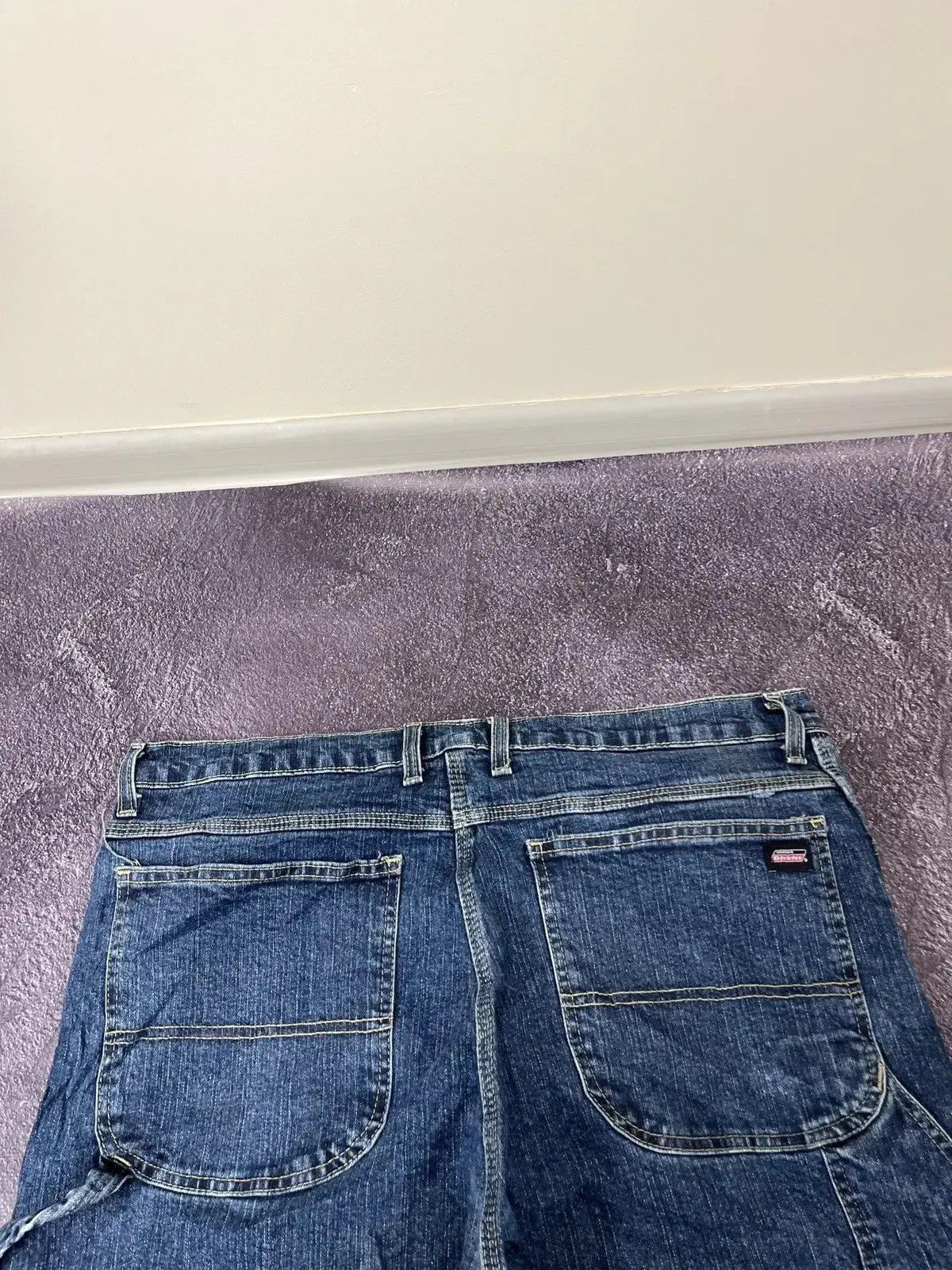 Dickies × Vintage Vintage Dickies American Work Blue Denim Baggy Jeans Size US 36 / EU 52 - 5 Thumbnail