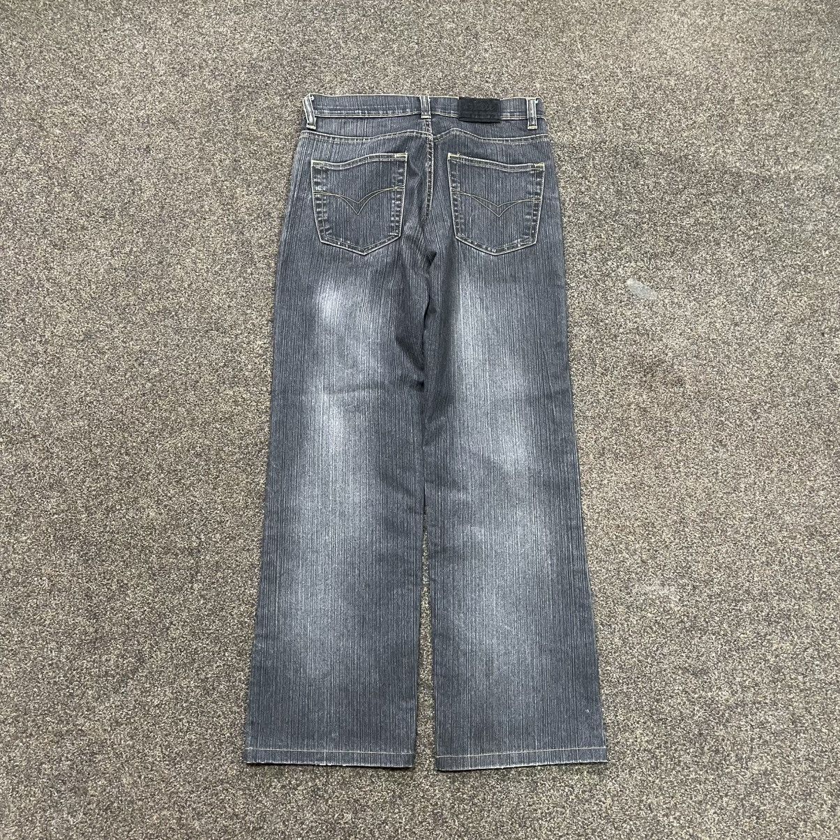 Vintage Vintage Y2K Baggy Wide Leg Faded Jeans Skater Distressed Size 32" / US 10 / IT 46 - 1 Thumbnail