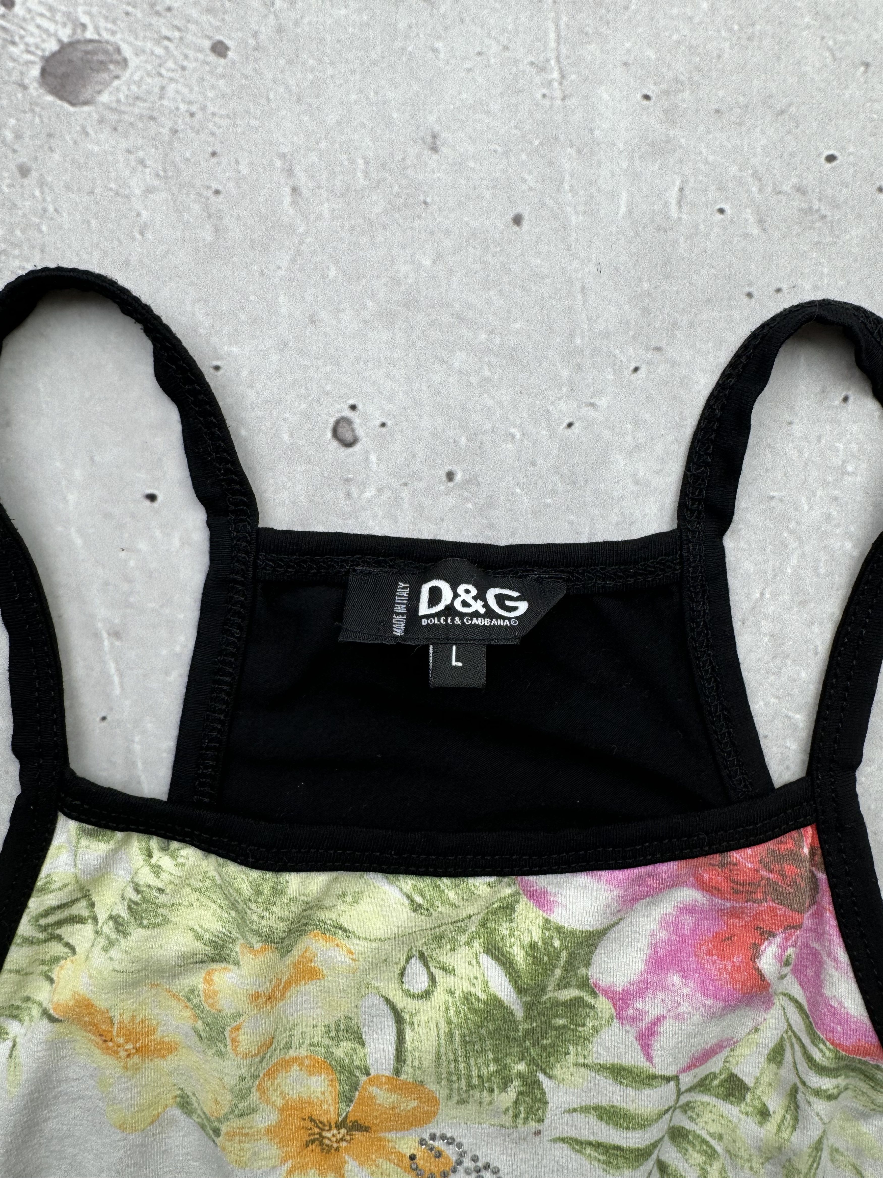 Vintage Dolce & Gabbana Vintage Printed Tank Top Size M / US 6-8 / IT 42-44 - 4 Thumbnail