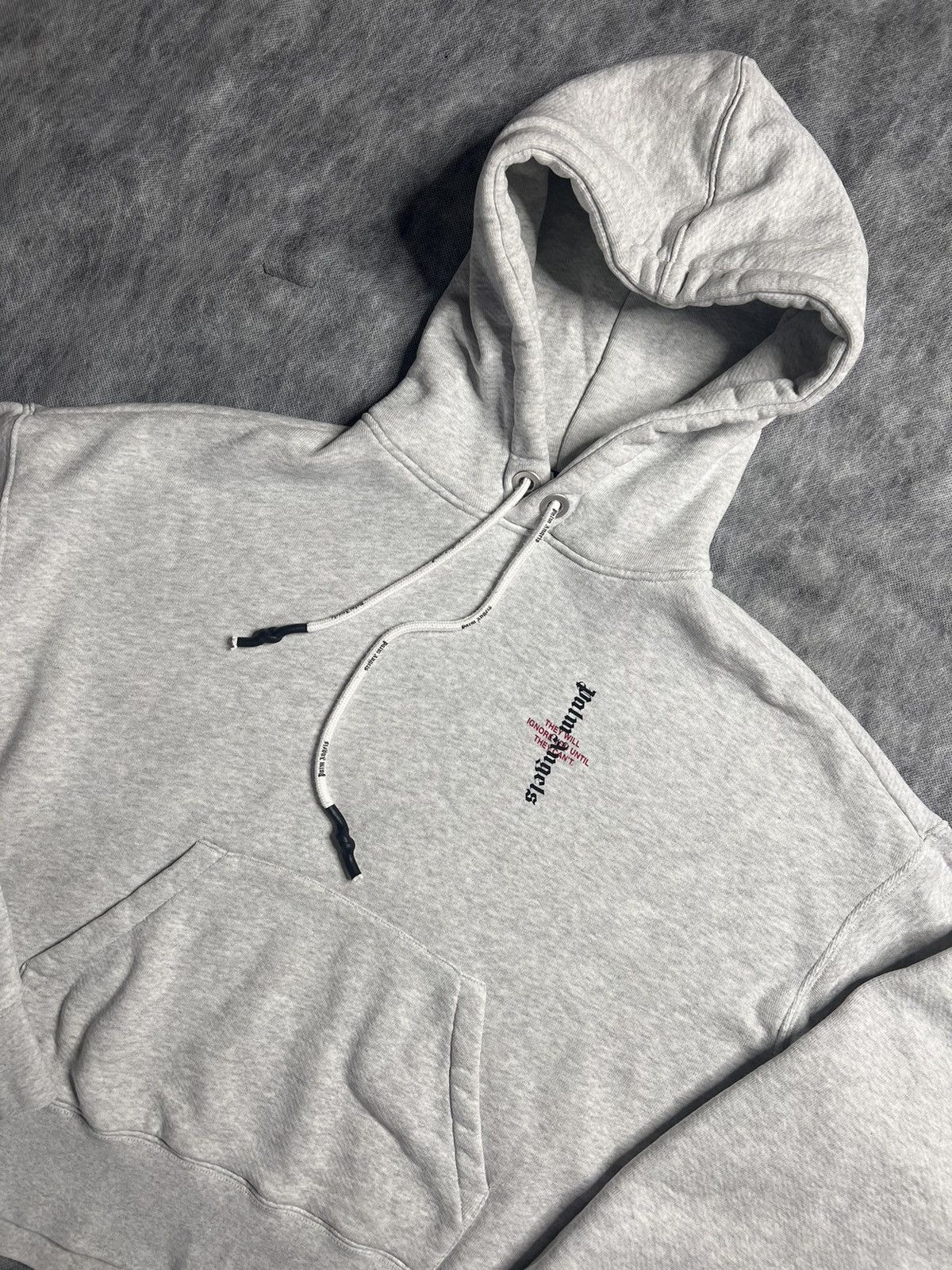 Palm Angels Palm Angels Oversized Cropped Hoodie Size S / US 4 / IT 40 - 2 Thumbnail