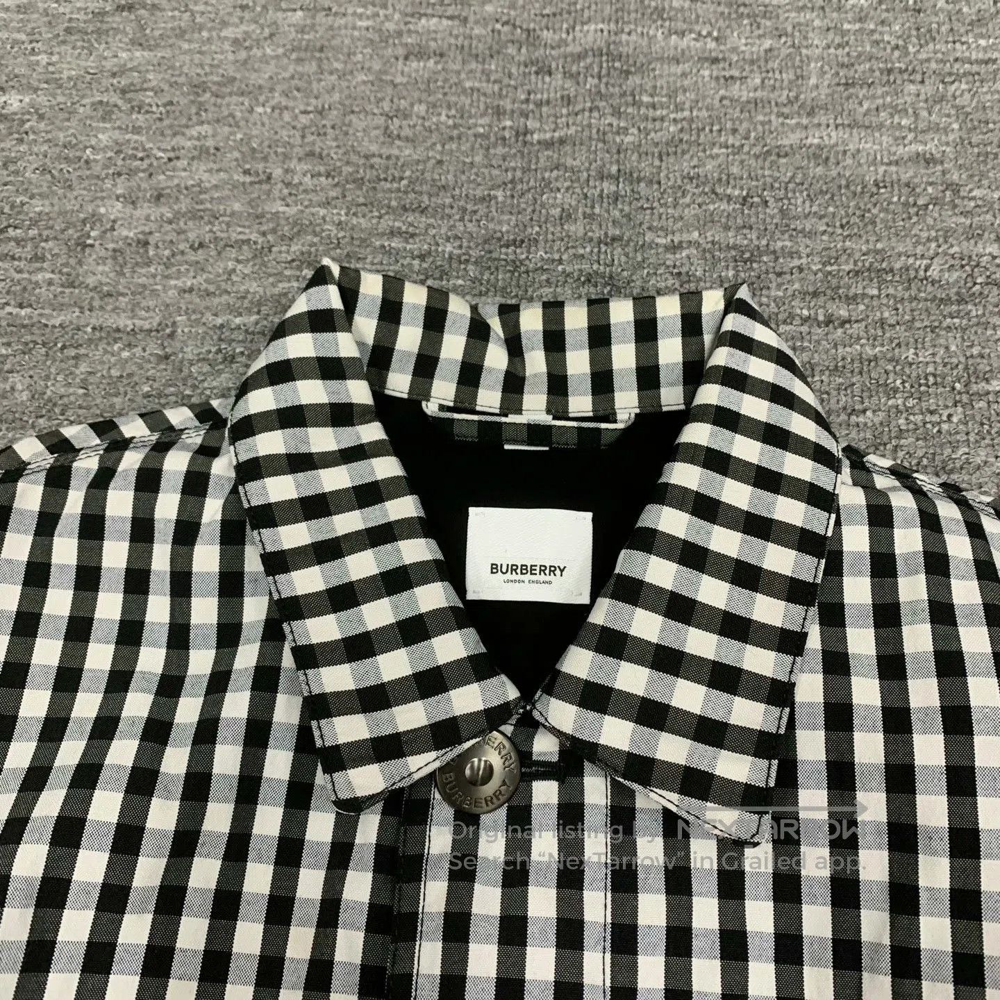 Burberry burberry black and white checkered shirt jacket. Size US S / EU 44-46 / 1 - 5 Thumbnail