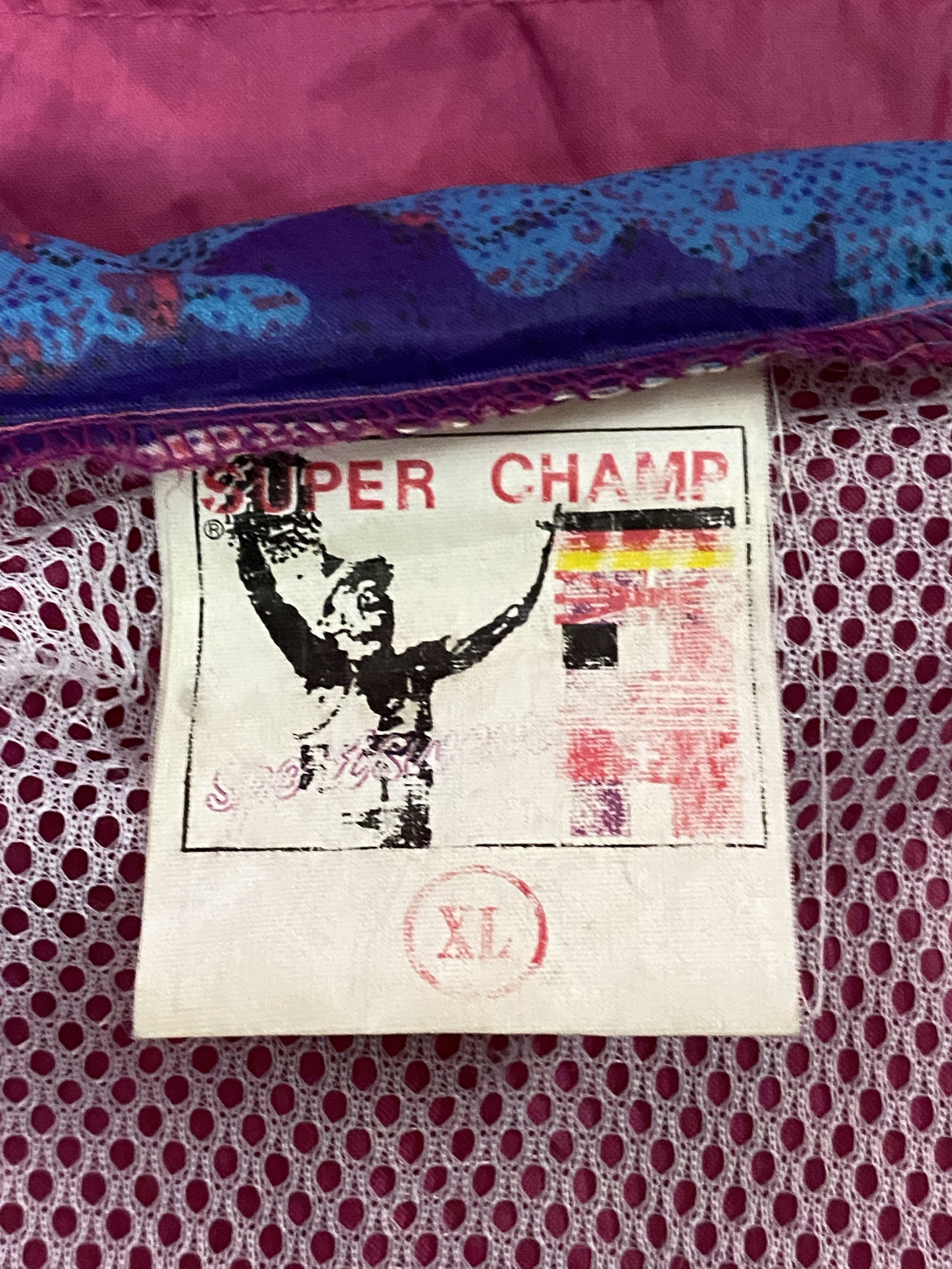 Vintage 90s Super Champ Vintage Men's Rain Jacket - Size XL Size US XL / EU 56 / 4 - 5 Thumbnail
