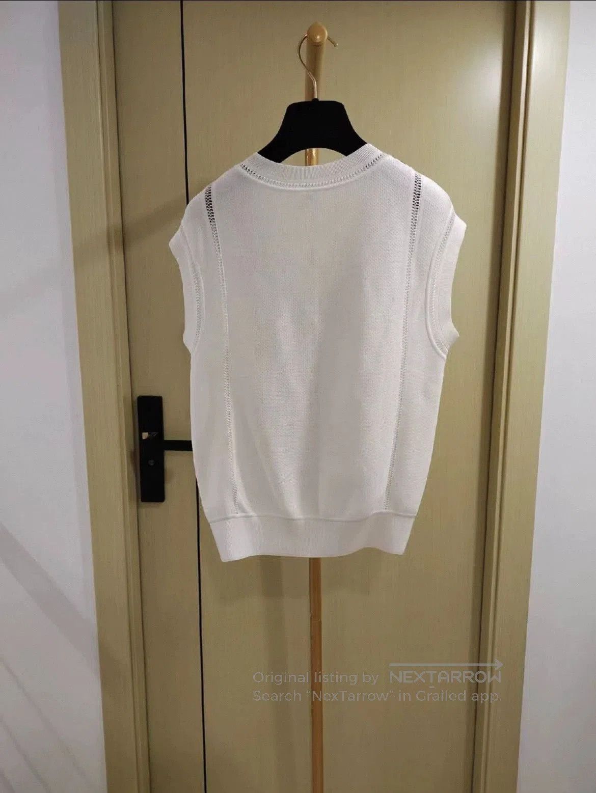 Hermes Hermes Black White Print Knit Vest. Size US S / EU 44-46 / 1 - 2 Thumbnail