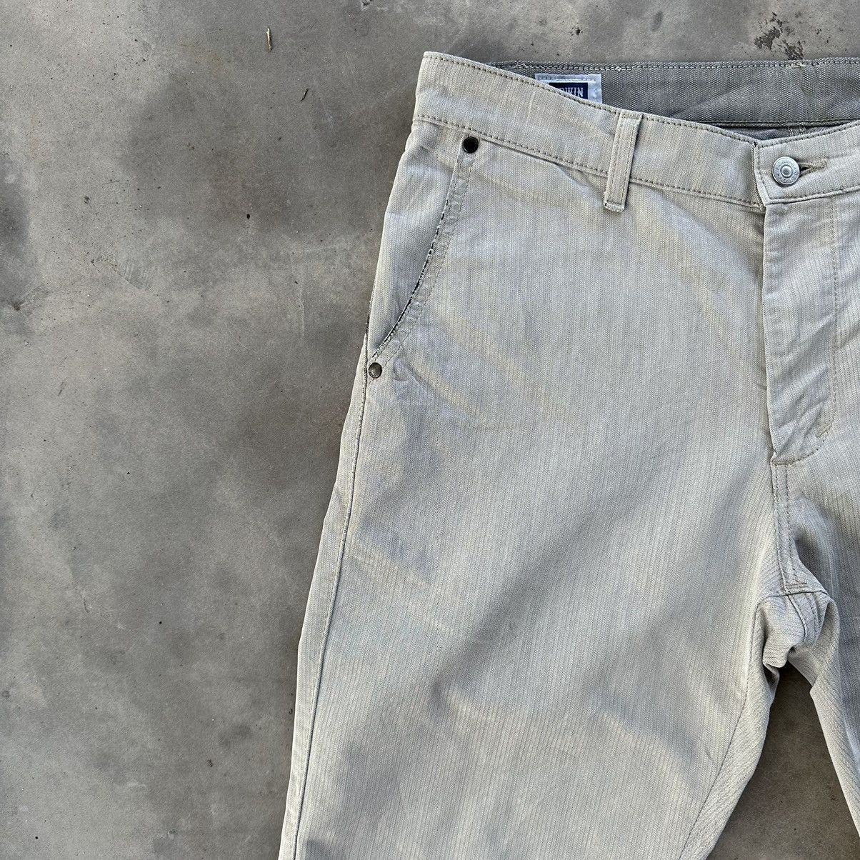 Edwin × Japanese Brand × Vintage Vintage Edwin Japan Herringbone Style Casual Trousers Pants Size US 32 / EU 48 - 4 Thumbnail