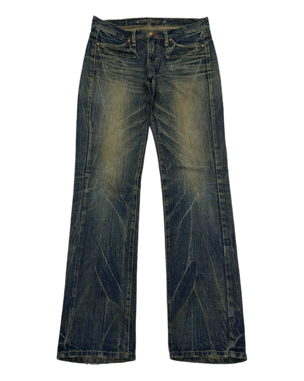 Japanese Brand RARE JAPANESE JEANS ART ONIARAI RUSTY CLAWMARK DENIM Size 30" / US 8 / IT 44 - 1 Thumbnail
