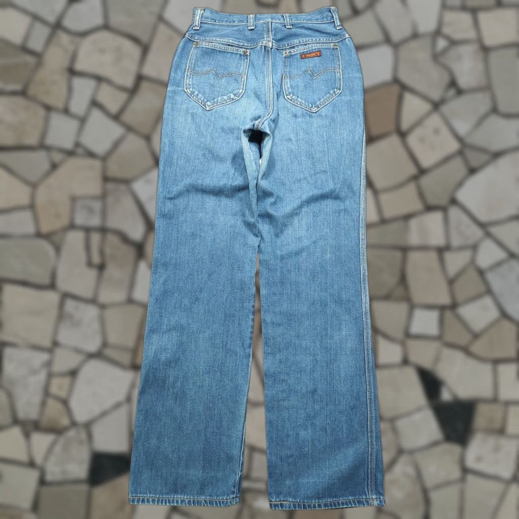 Wrangler VINTAGE Wrangler Jeans No Fault Denim Tag 12 (26x33) Mom High Rise USA Talon Blue 90s Western Cowboys Rodeo Mens Womens Boys Girls? Size 34" / US 12 / IT 48 - 1 Thumbnail
