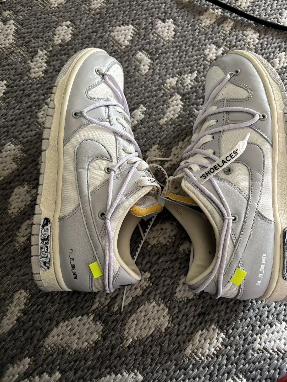Off-White Off White Dunks NIKE Lot 49 Size US 8.5 / EU 41-42 - 8 Thumbnail