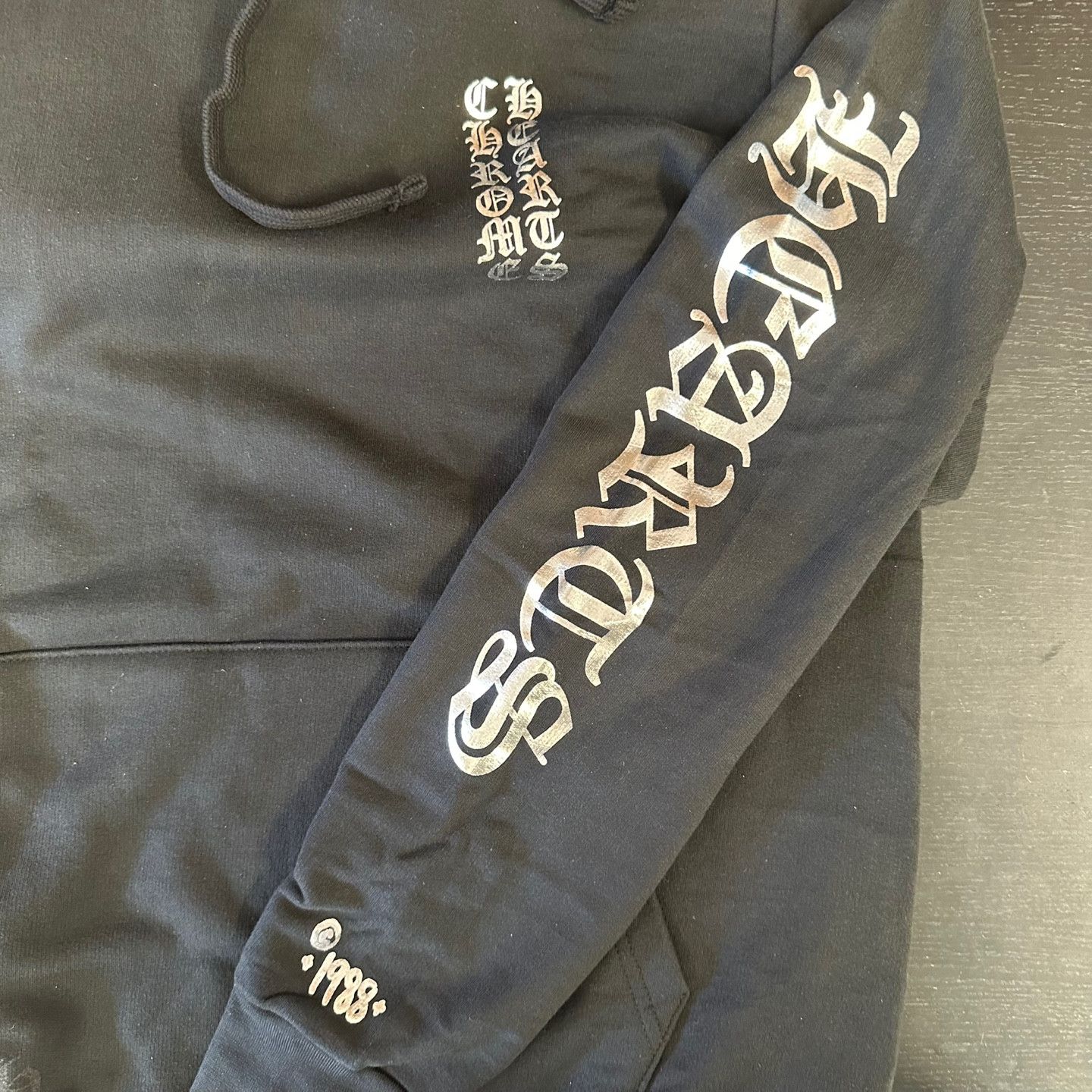 Chrome Hearts Online Exclusive 1988 Hoodie Black Silver Size US L / EU 52-54 / 3 - 4 Thumbnail
