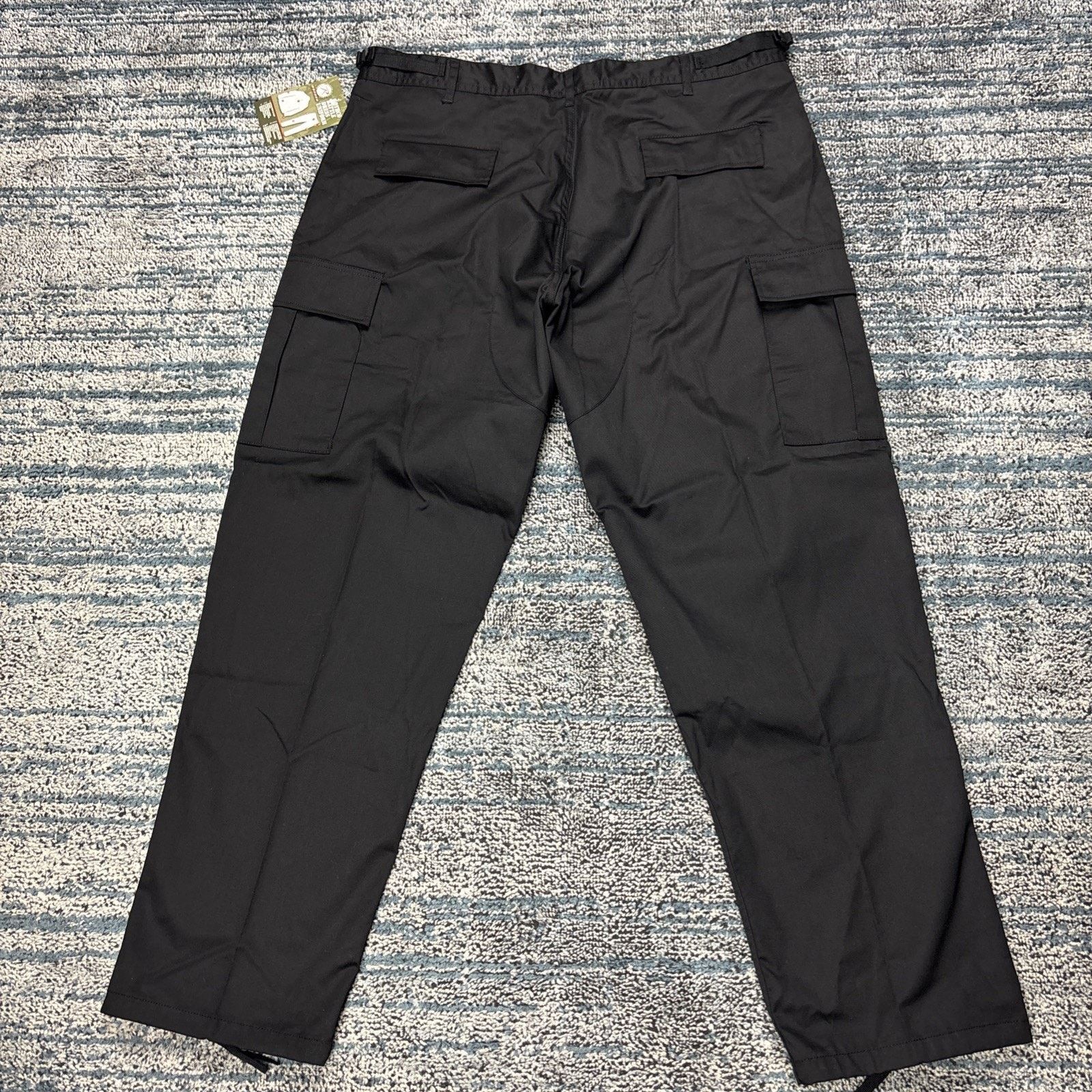 Rothco Men's Black Military BDU Pants Cargo Work Utility Bottoms Size US 39 - 7 Thumbnail