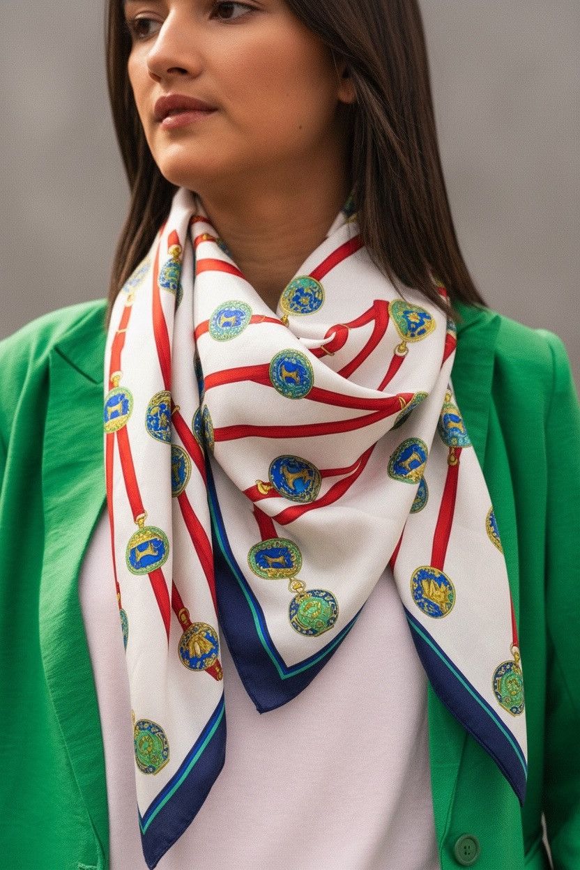 Celine Vintage Celine Paris Silk Scarf (179) Size ONE SIZE - 1 Thumbnail