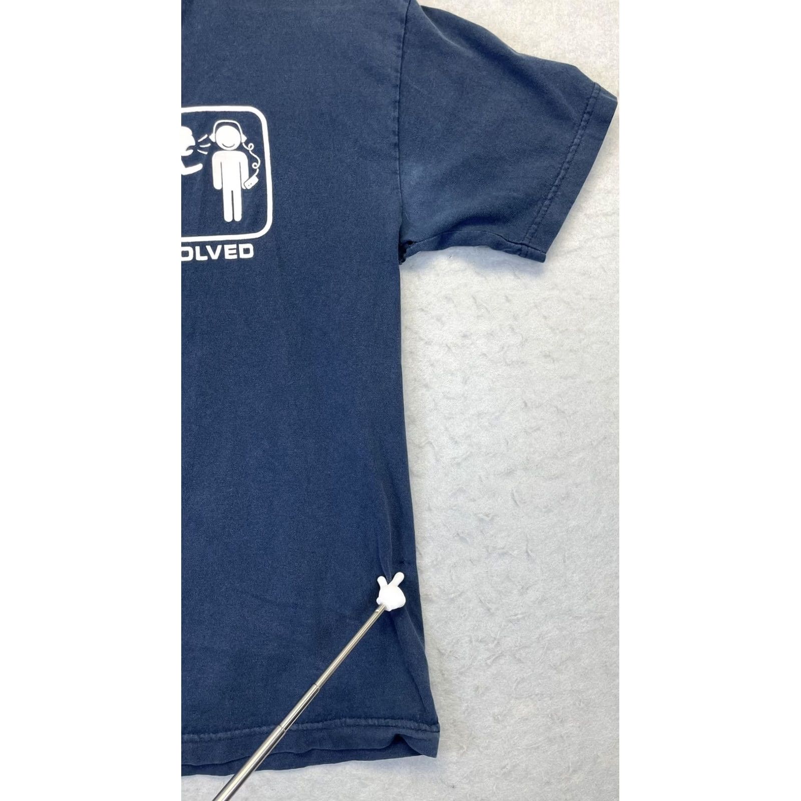 Vintage Alstyle Shirt Mens Medium Navy Blue Graphic Funny Meme Humor Tee Size US M / EU 48-50 / 2 - 6 Thumbnail