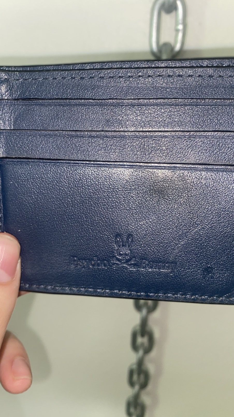Psycho Bunny Psycho Bunny Italian Leather Navy Bifold wallet Size ONE SIZE - 5 Thumbnail
