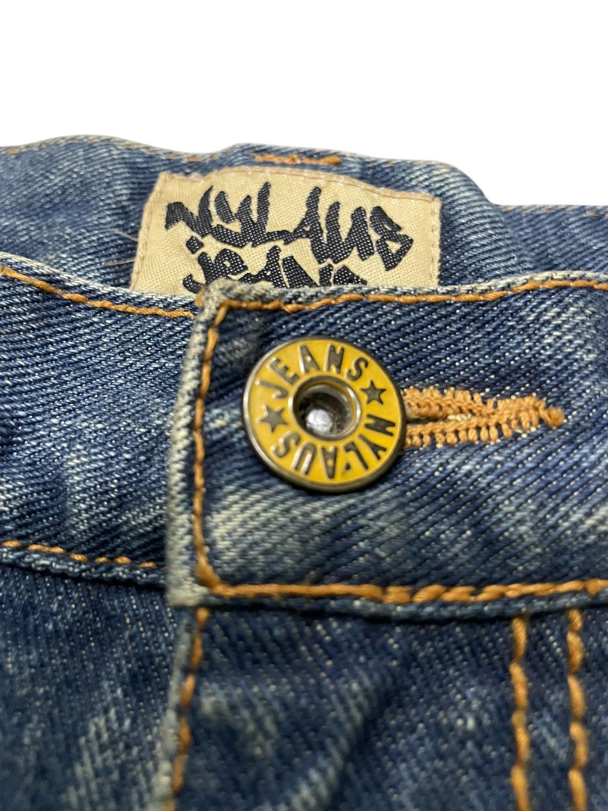 Hysteric Glamour × In The Attic Nylaus Japan Studded & Gems Claws Mark Spiral Flare Jeans Size US 32 / EU 48 - 15 Thumbnail