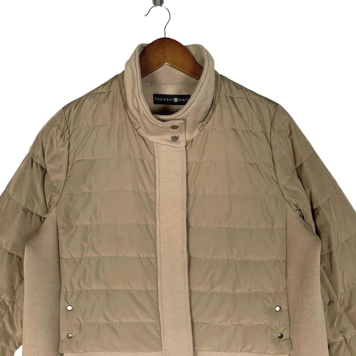 Designer × Japanese Brand Vintage Takashimaya Half Quilted Down Coat Size M Size L / US 10 / IT 46 - 2 Thumbnail