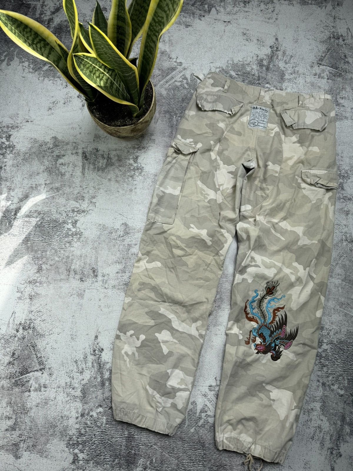 Japanese Brand Vintage Rare Y2K Japanese Rare Camo Da-Nang Cargo Pants Size US 30 / EU 46 - 3 Thumbnail