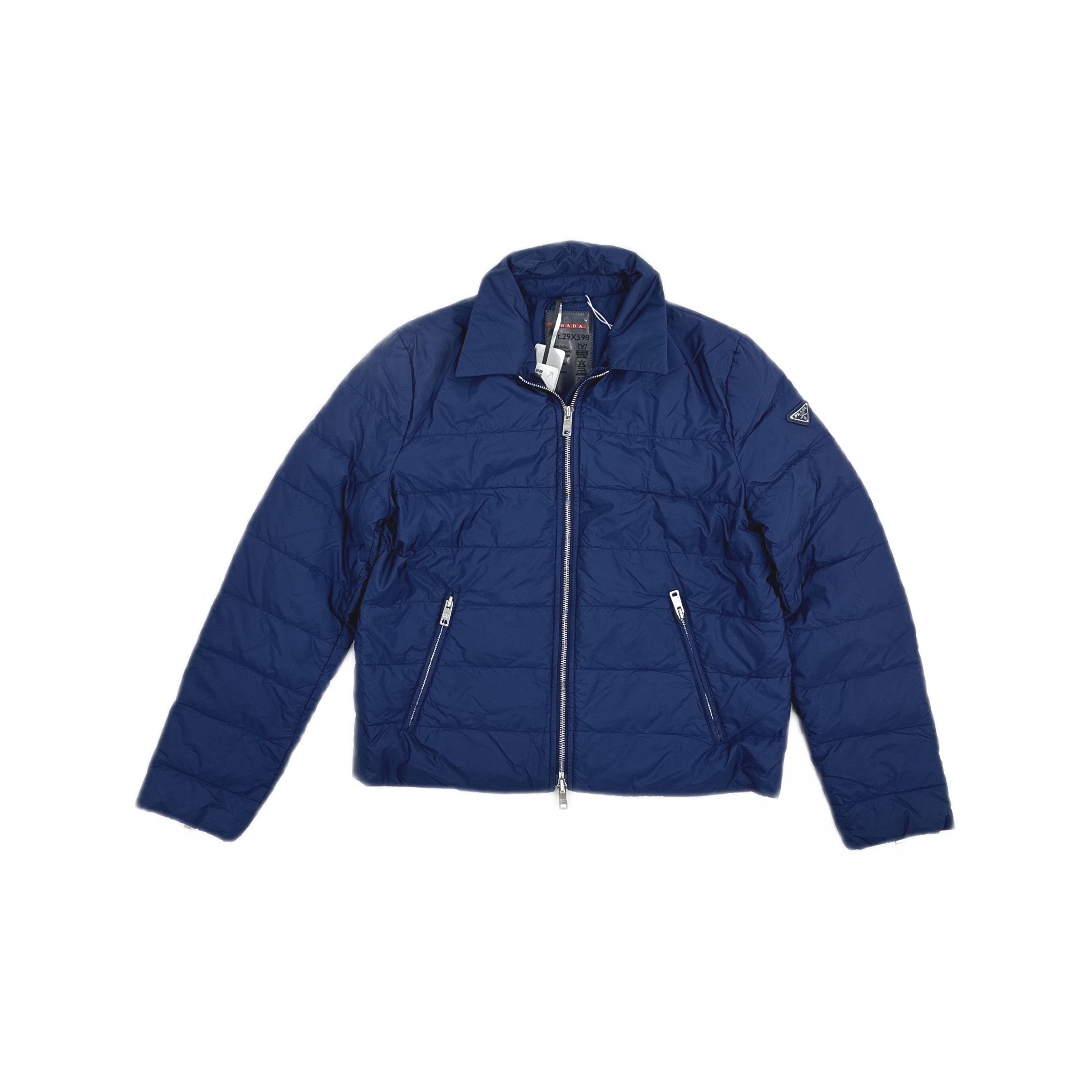 Prada Prada Blue Down Jacket Size 44 Size US S / EU 44-46 / 1 - 1 Thumbnail