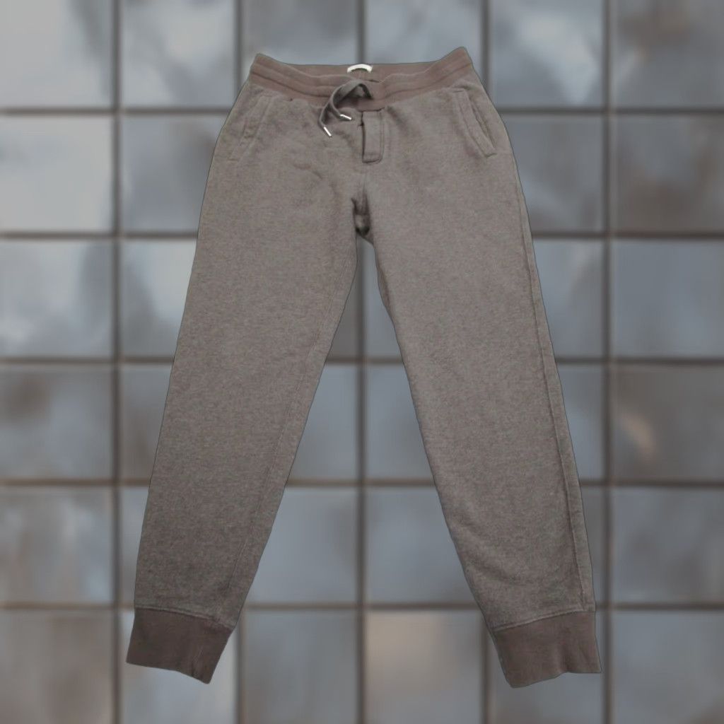 Suitsupply Suit Supply Fleece Joggers Pants Mens L Brown Athleisure Jogger Pockets Elastic Waist Tapered Regular Genders: Mens Size 42R - 1 Thumbnail