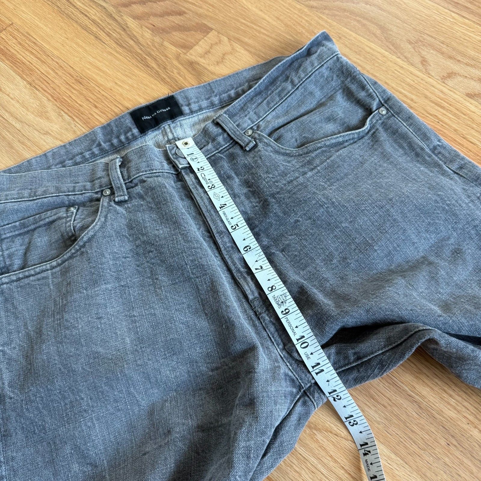 Nom De Guerre Nom De Guerre Japan CFJW09-5 Grey Denim 36/34 Size US 36 / EU 52 - 5 Thumbnail