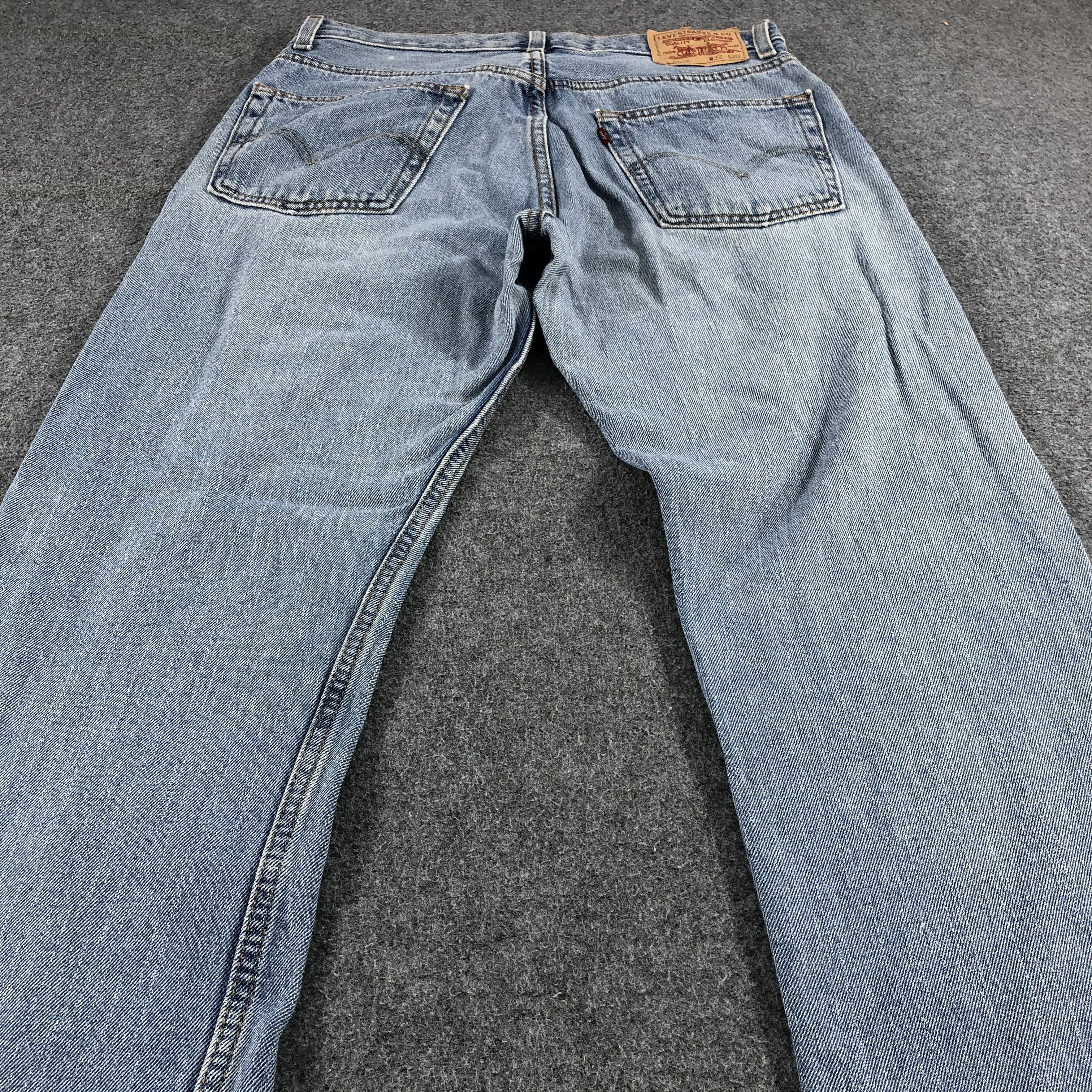 Levi's Vintage 90s Light Wash Levis 505 Jeans-J1229 Size US 33 - 4 Thumbnail