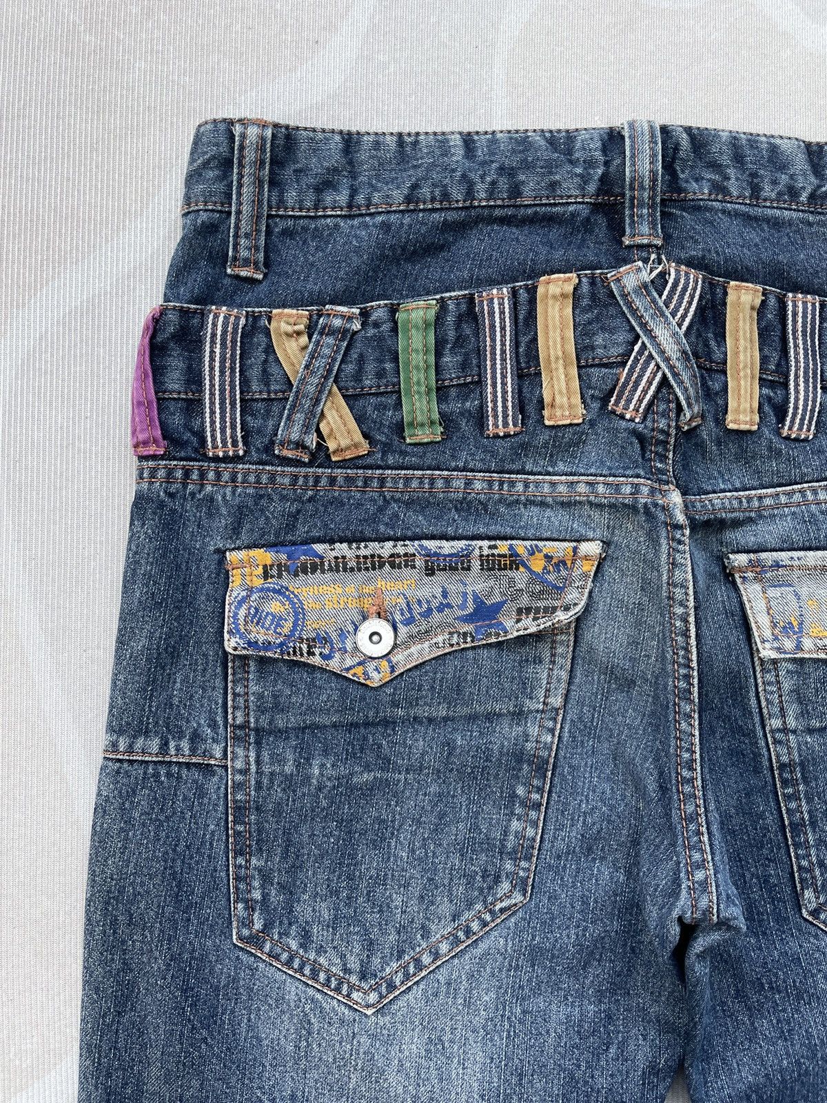 If Six Was Nine Sick Doublefocus Double Waist Jeans (LG111) Size US 31 - 10 Thumbnail