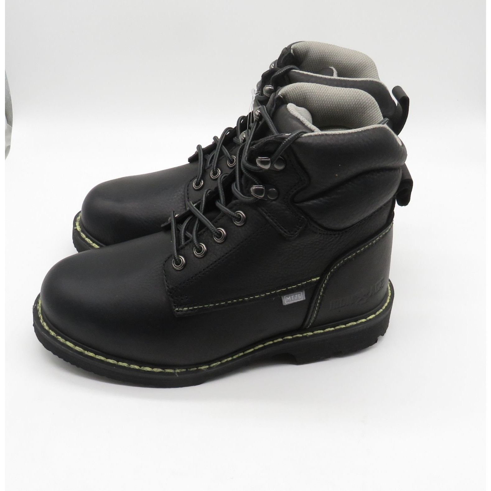 Other Iron Age Men's Black Work Boots 7 Steel Toe Durable Leather Size US 7 / EU 40 - 4 Thumbnail