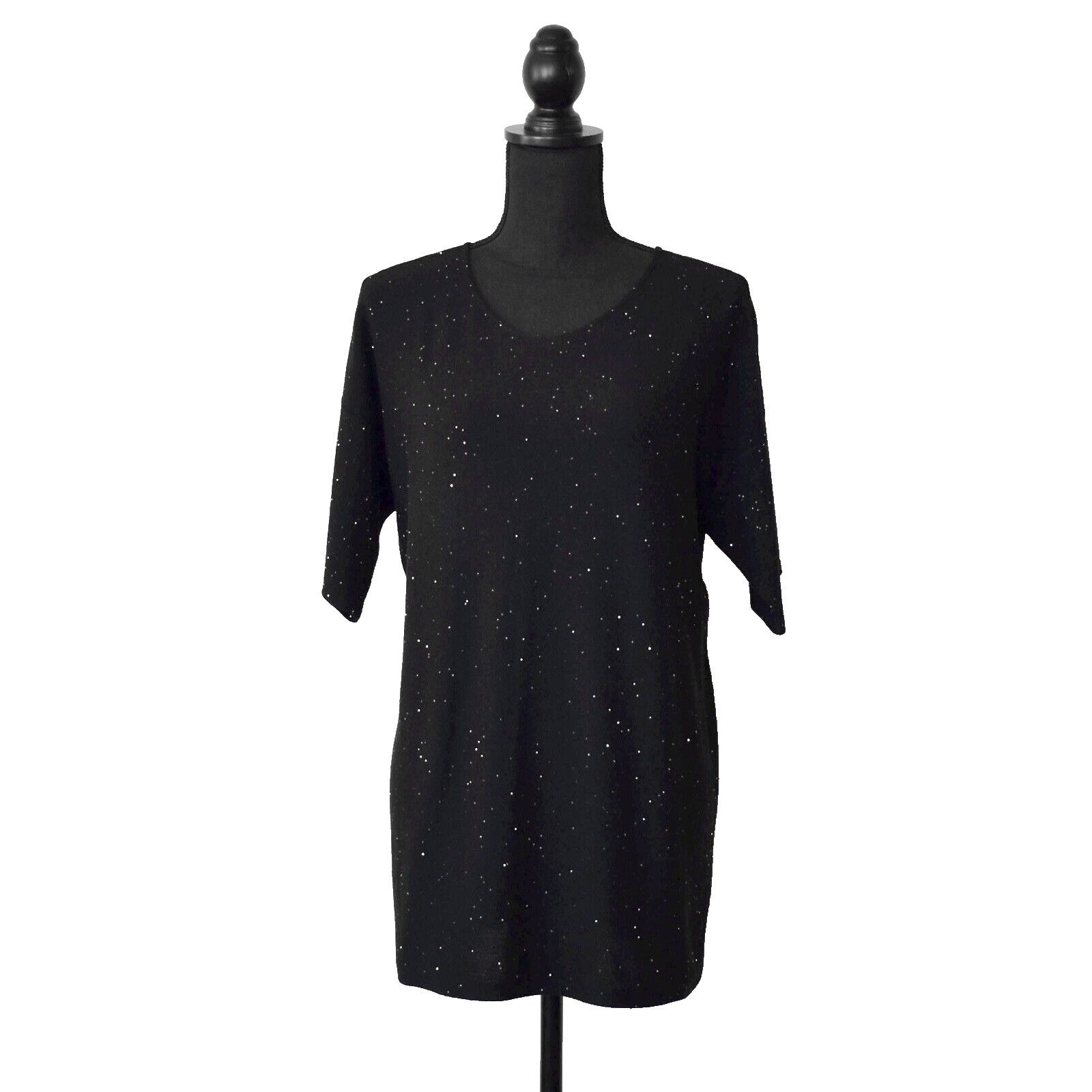 Eileen Fisher NEW EILEEN FISHER Merino Wool Sequin Embellished Sweater S Size S / US 4 / IT 40 - 4 Thumbnail