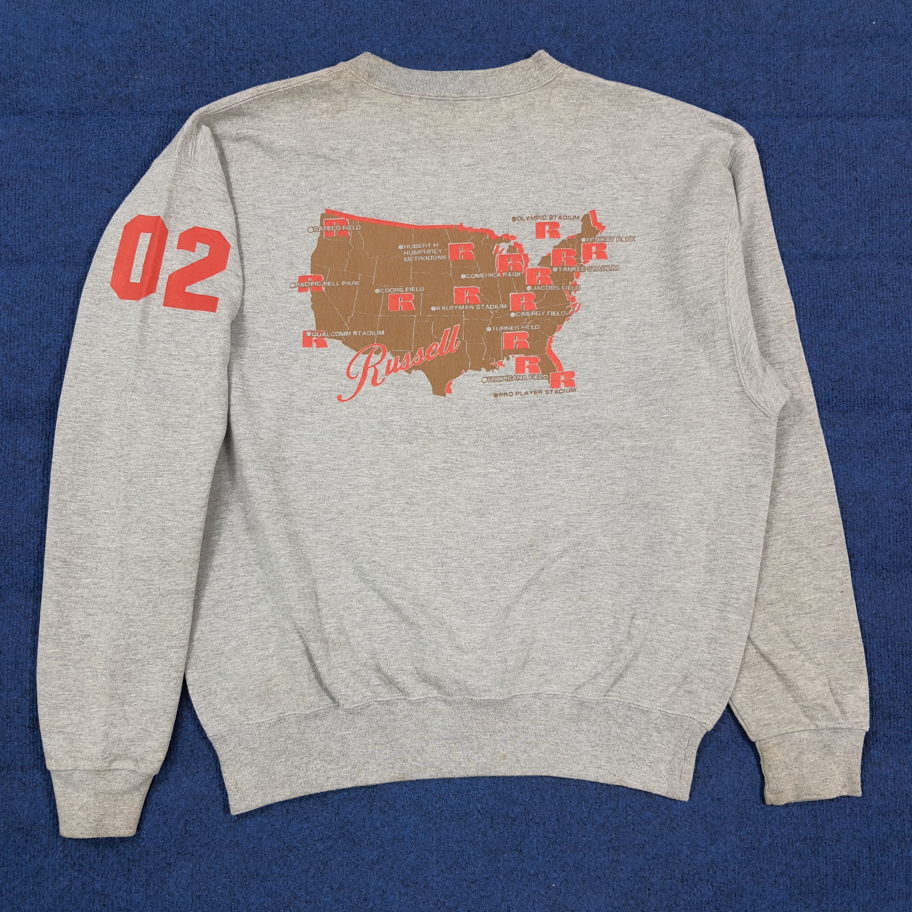 Russell Athletic Vintage Russell Athletic Sports Sweatshirt C307N13 Size US L / EU 52-54 / 3 - 1 Thumbnail