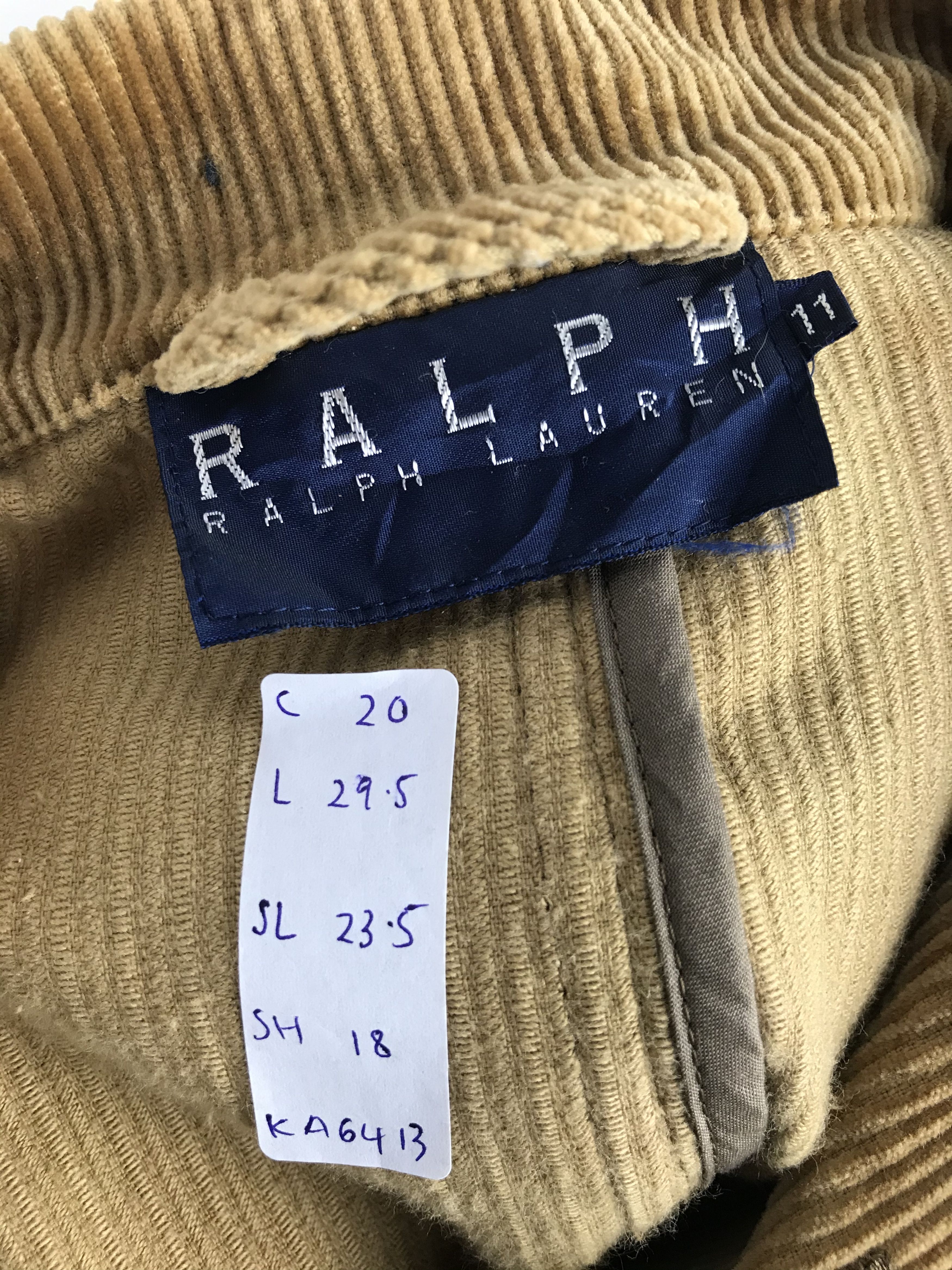 RRL Ralph Lauren Vintage Polo Ralph Lauren Corduroy Jacket Size US M / EU 48-50 / 2 - 4 Thumbnail