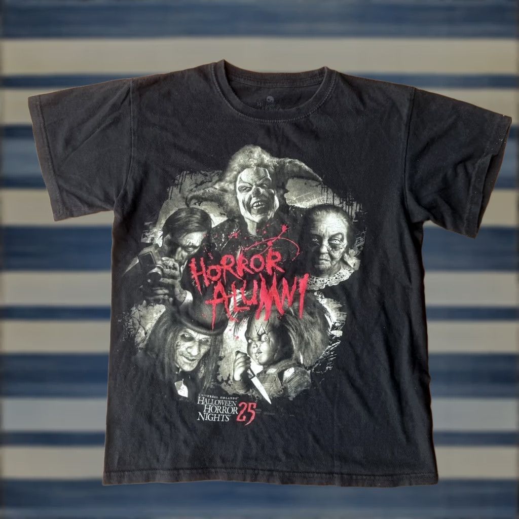 Vintage Universal Shirt Mens S Black Orlando Halloween Horror Nights Alumni Size US S / EU 44-46 / 1 - 1 Thumbnail