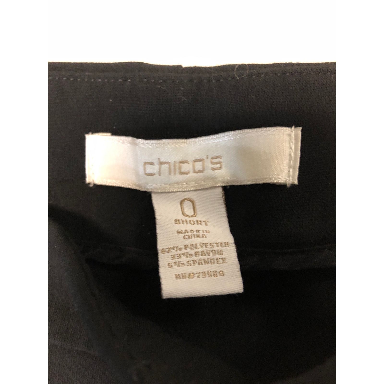 Chicos womans black dress pants Size 25" / US 0 / IT 36 - 5 Thumbnail