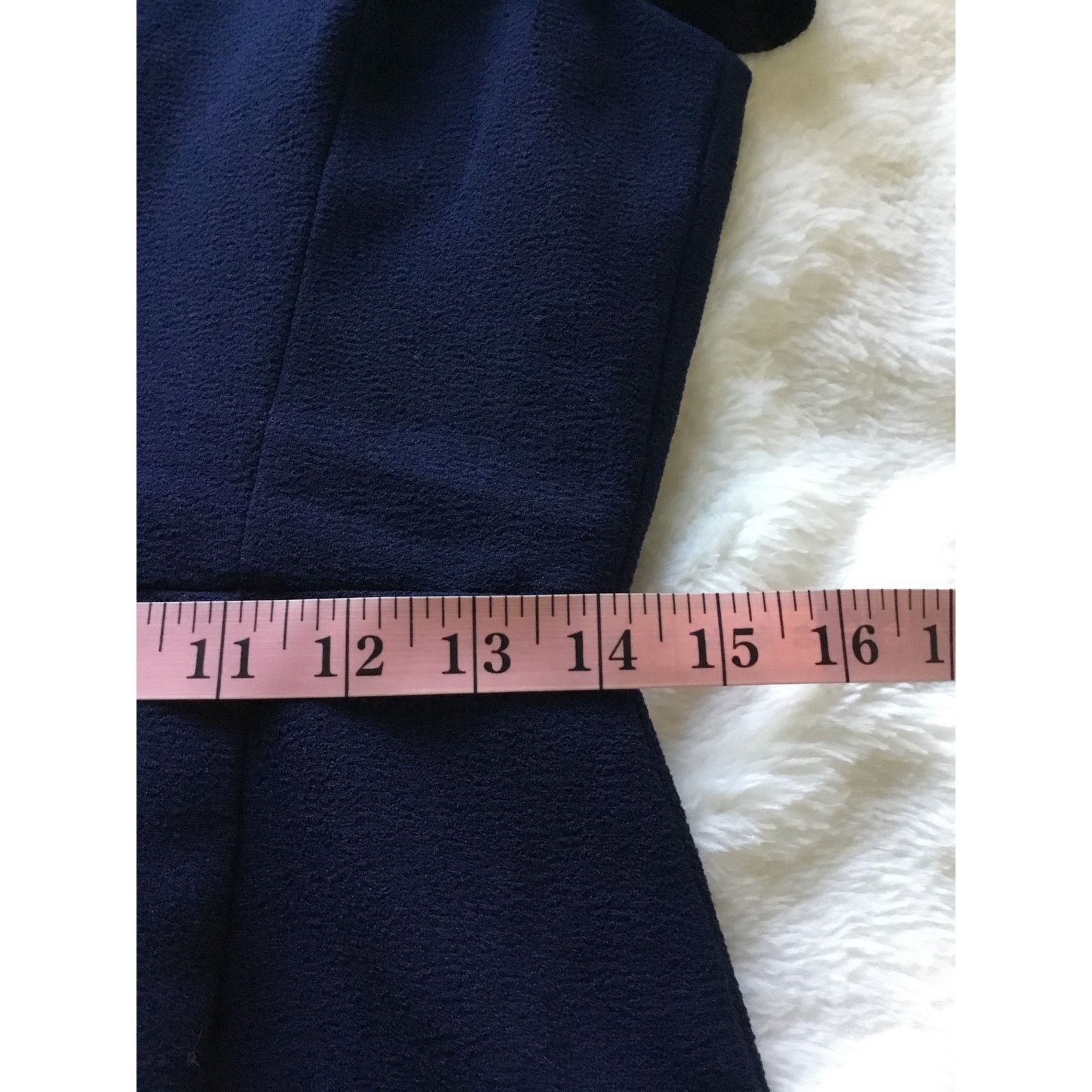 Other Storee Navy Blue Off-Shoulder Zip-Up Formal Dress Size M / US 6-8 / IT 42-44 - 15 Thumbnail