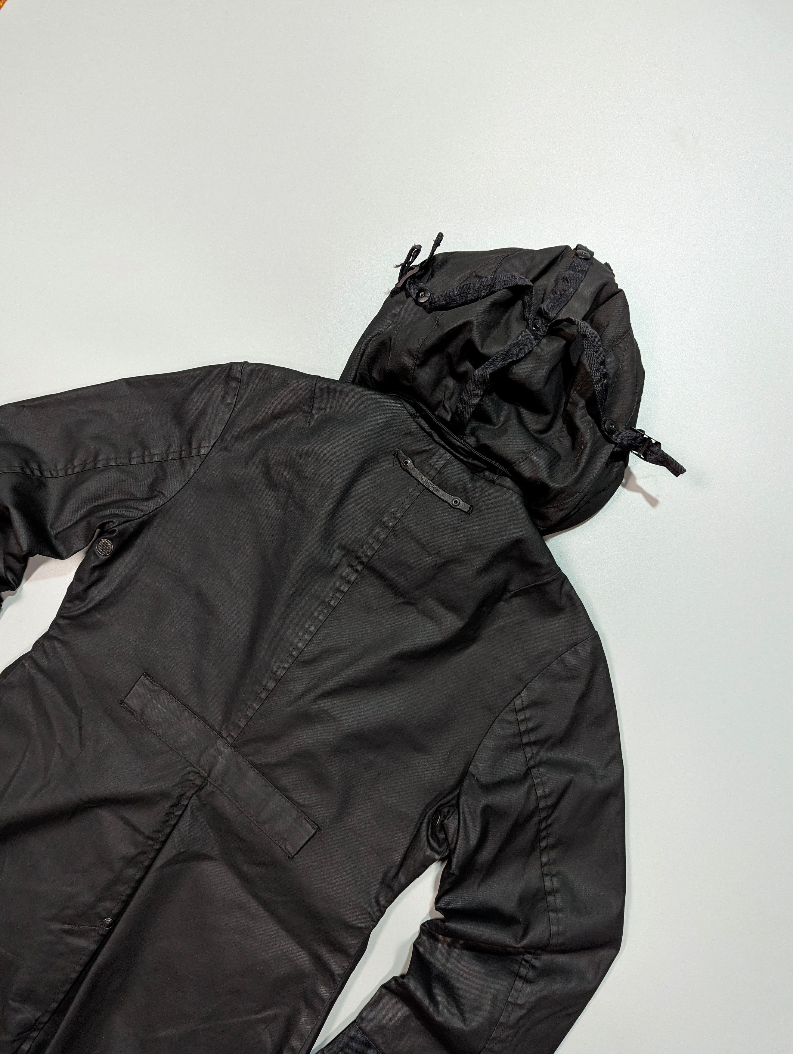 G-Star G - Star RAW Shefton Hooded Womens Black Long Coat/Jacket Size S / US 4 / IT 40 - 7 Thumbnail