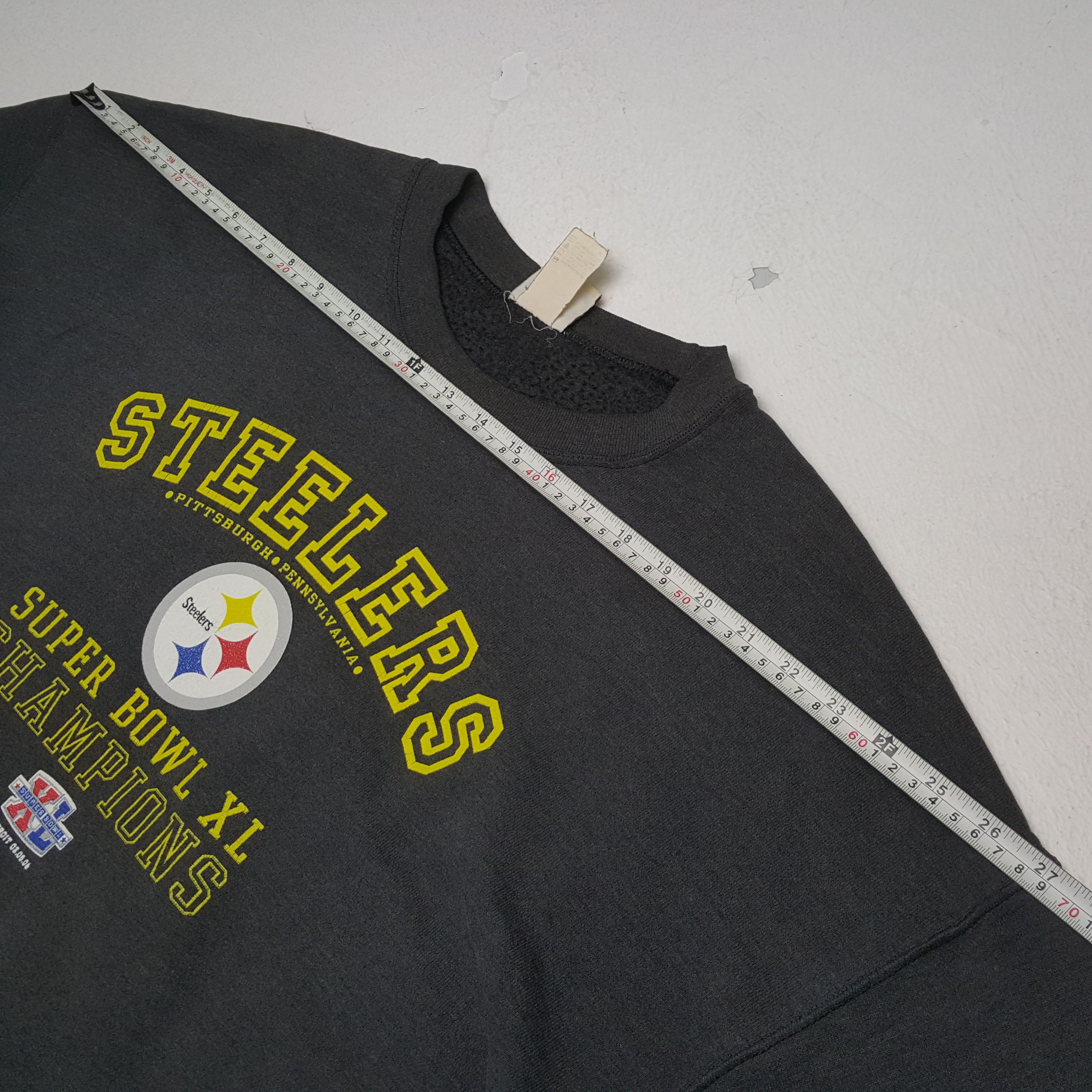 NFL × Vintage Vintage STEELER PITTSHBURGH NFL Team Sweatshirts Size US XXL / EU 58 / 5 - 4 Thumbnail