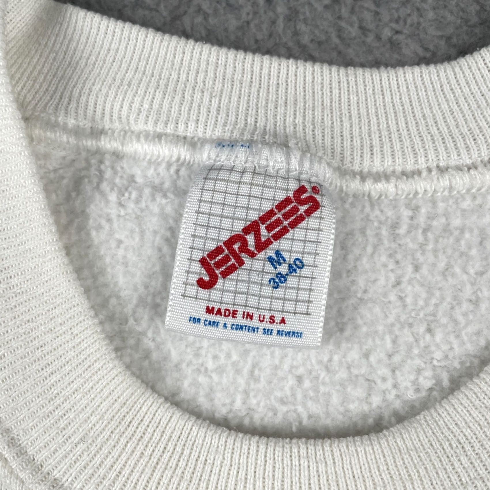 Jerzees VINTAGE Jerzees Sweatshirt M Mens White Graphic Print Coors Light Winter Park Course 50/50 Pullover Size US M / EU 48-50 / 2 - 7 Thumbnail