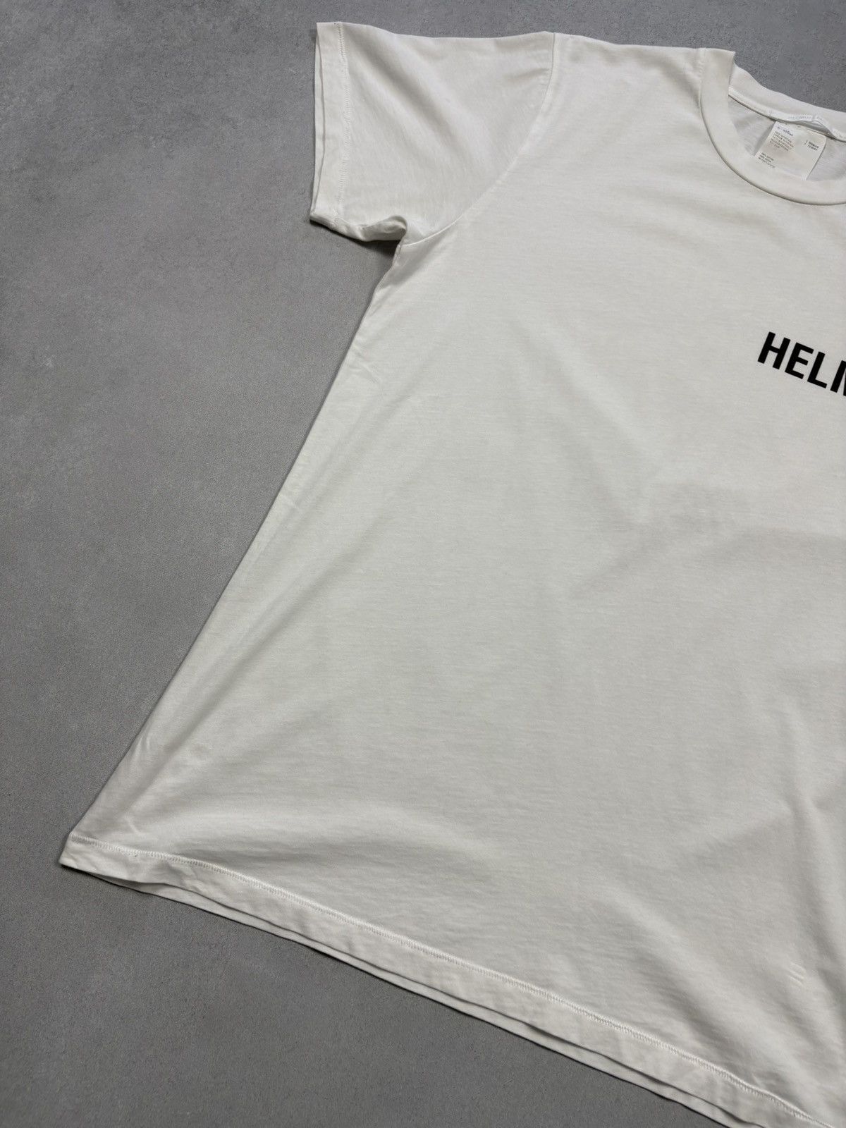 Helmut Lang Archive Utility Back Logo Print T Shirt Rare