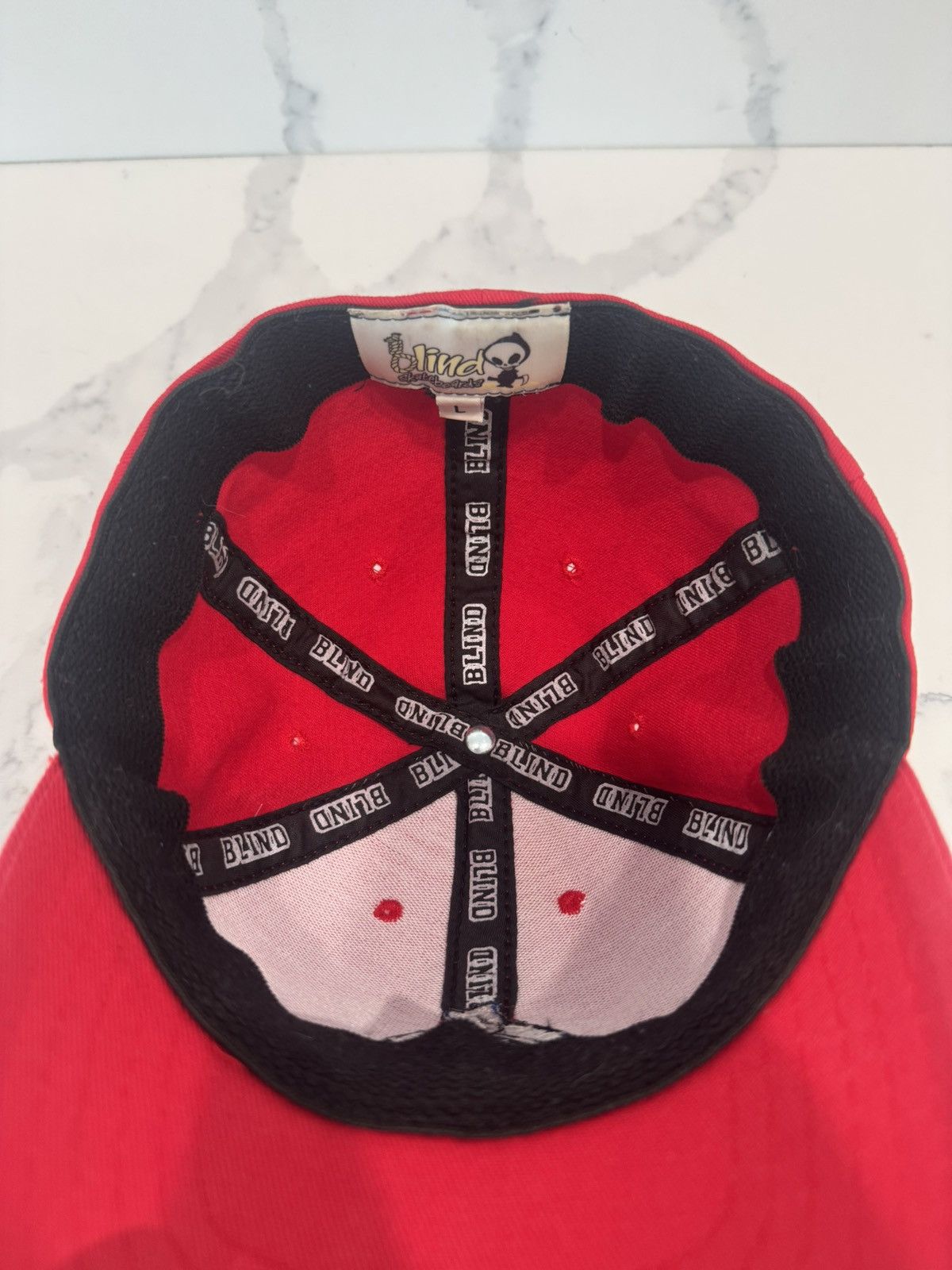 Blind Skateboards Vintage 90’s Blind Skateboarding Blind Death Squad Hat Size ONE SIZE - 8 Thumbnail