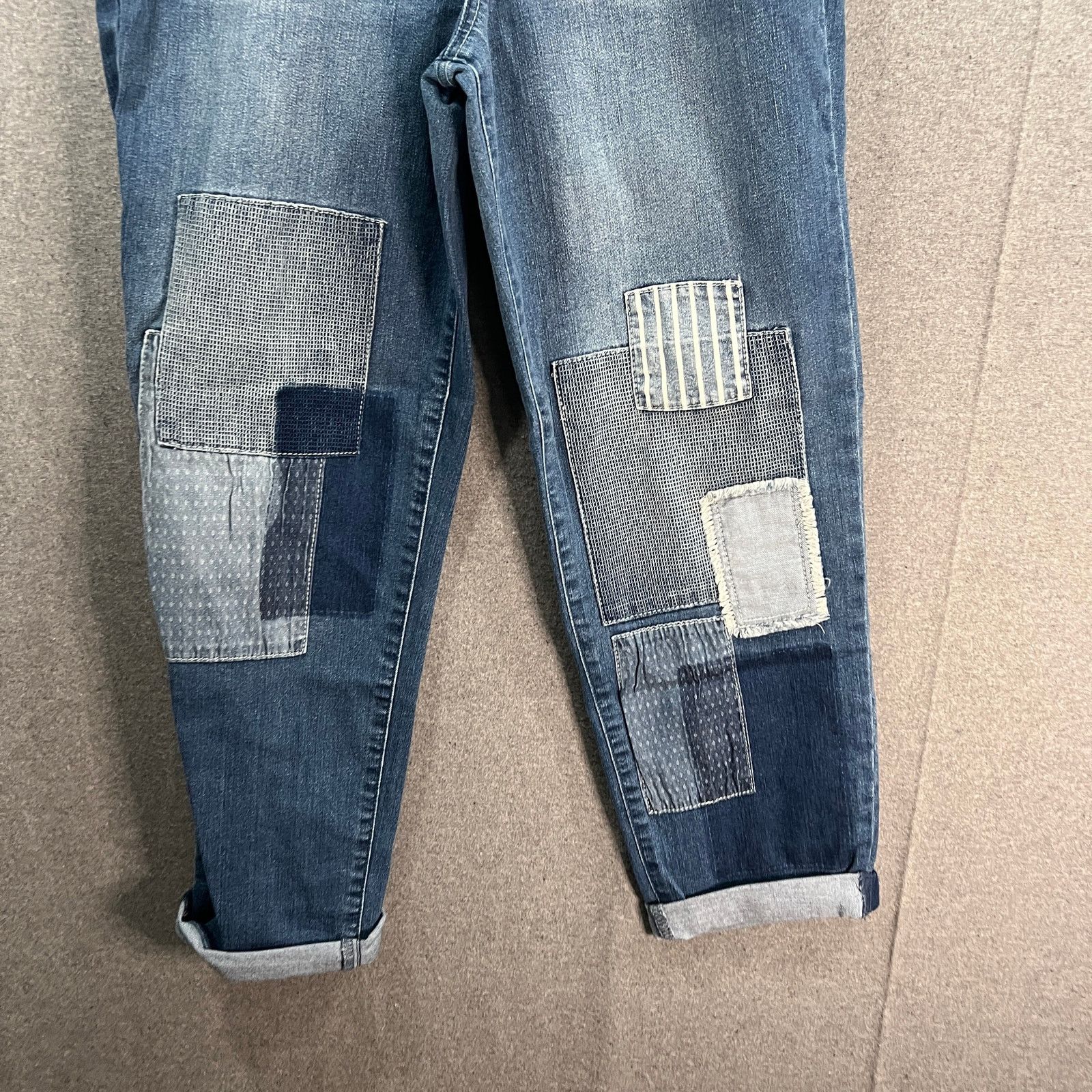Other Logo Lavish Jeans Womens 4 Blue Dark Wash Patchwork Size 27" / US 4 / IT 40 - 7 Thumbnail