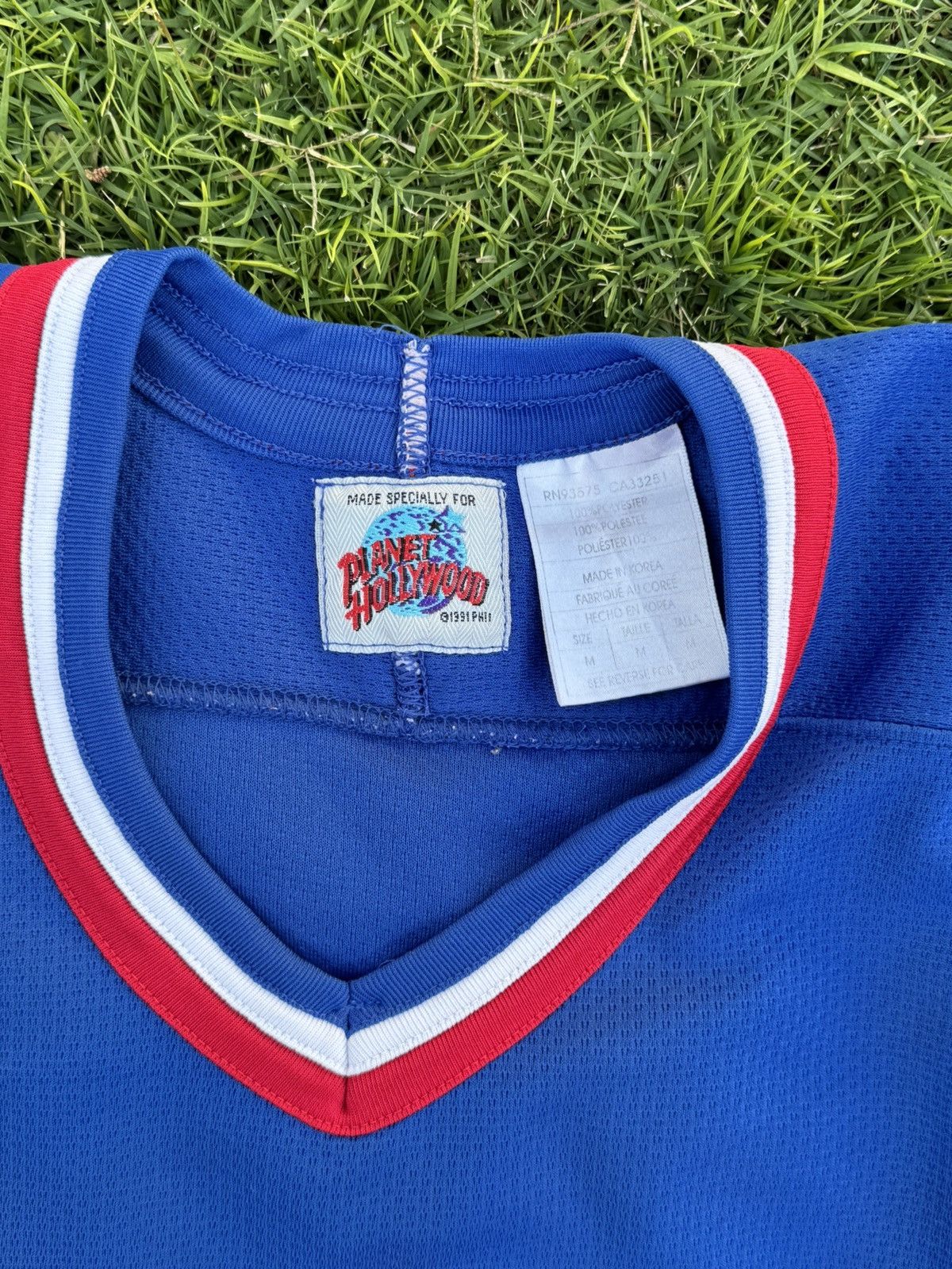 Planet Hollywood vintage 1991 Planet Hollywood New York hockey jersey Size US M / EU 48-50 / 2 - 6 Thumbnail