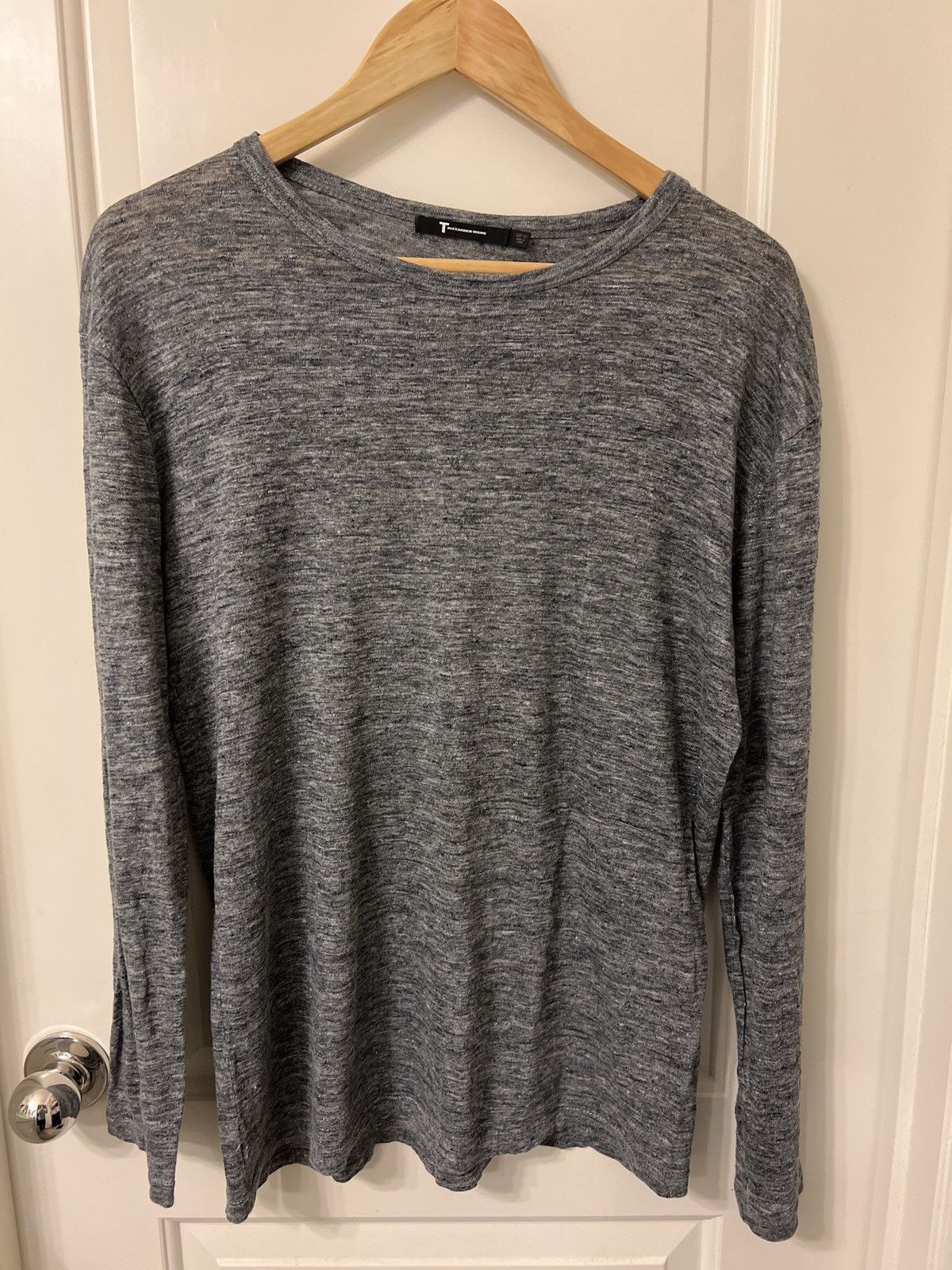 Alexander Wang × T by Alexander Wang T by Alexander Wang sz XS Linen Long Sleeve Tee Size US XS / EU 42 / 0 - 1 Thumbnail