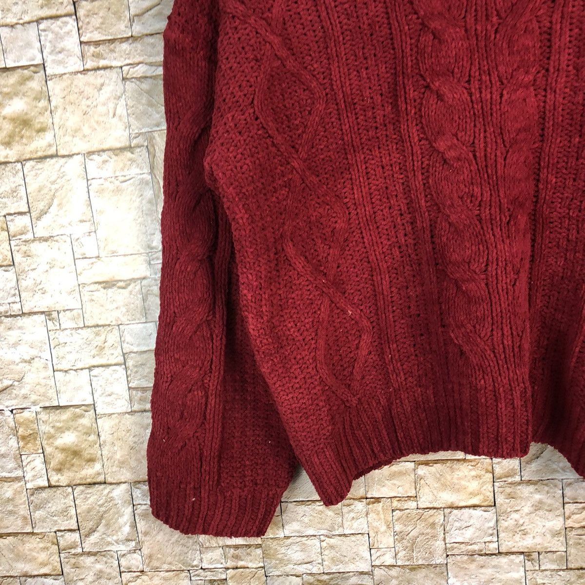 Homespun Knitwear × Japanese Brand Ingni Red japan Knitwear #A1046 Size M / US 6-8 / IT 42-44 - 7 Thumbnail