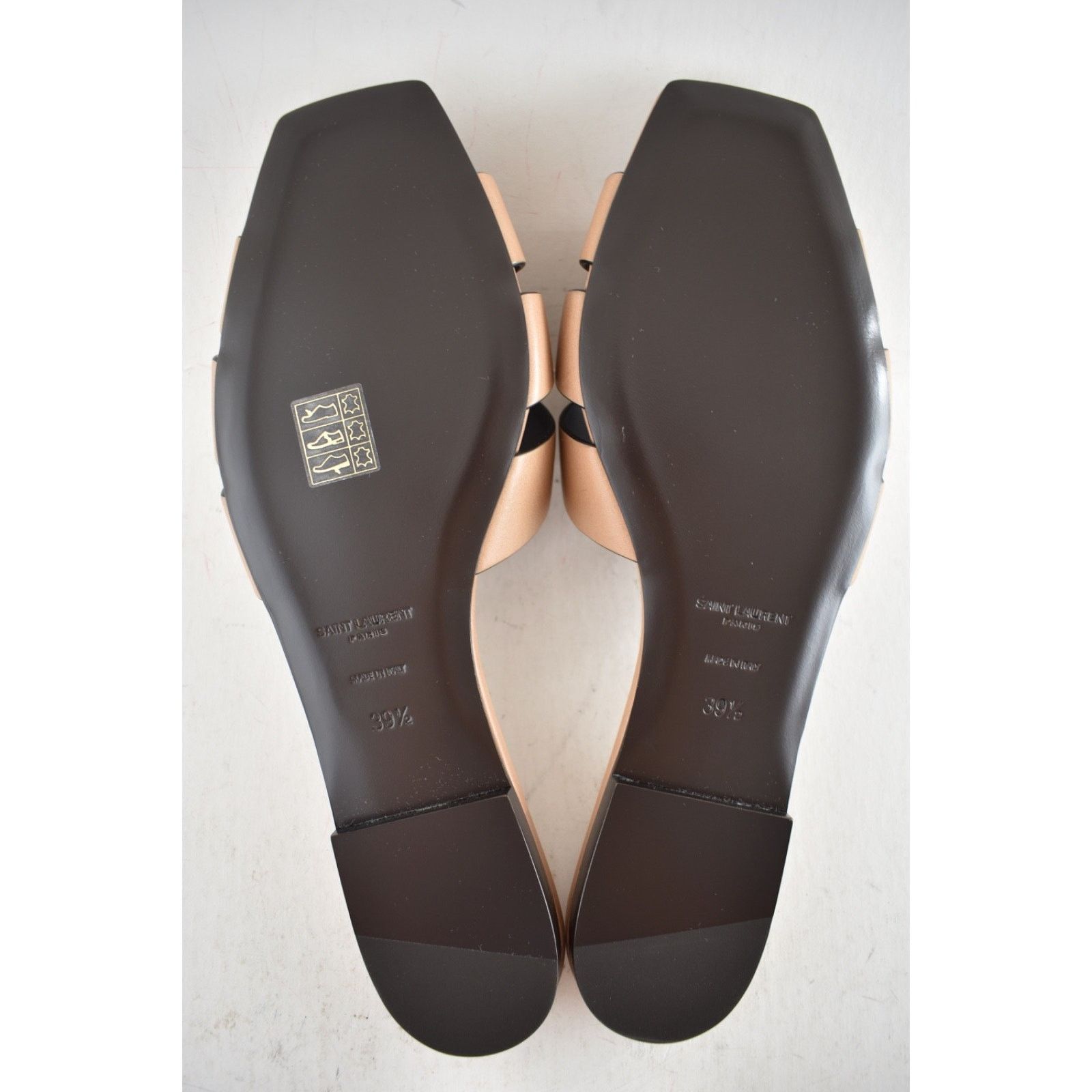 Yves Saint Laurent Saint Laurent YSL Tribute Nu Pieds 05 Corda Beige Leather Size US 9.5 / IT 39.5 - 15 Thumbnail