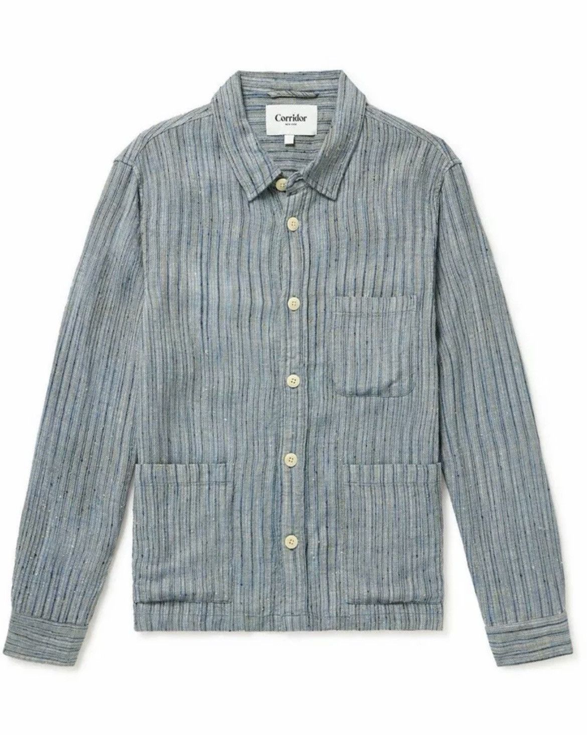 Corridor Corridor NYC Beachside Striped Jacquard Shirt NWT Size US S / EU 44-46 / 1 - 2 Thumbnail