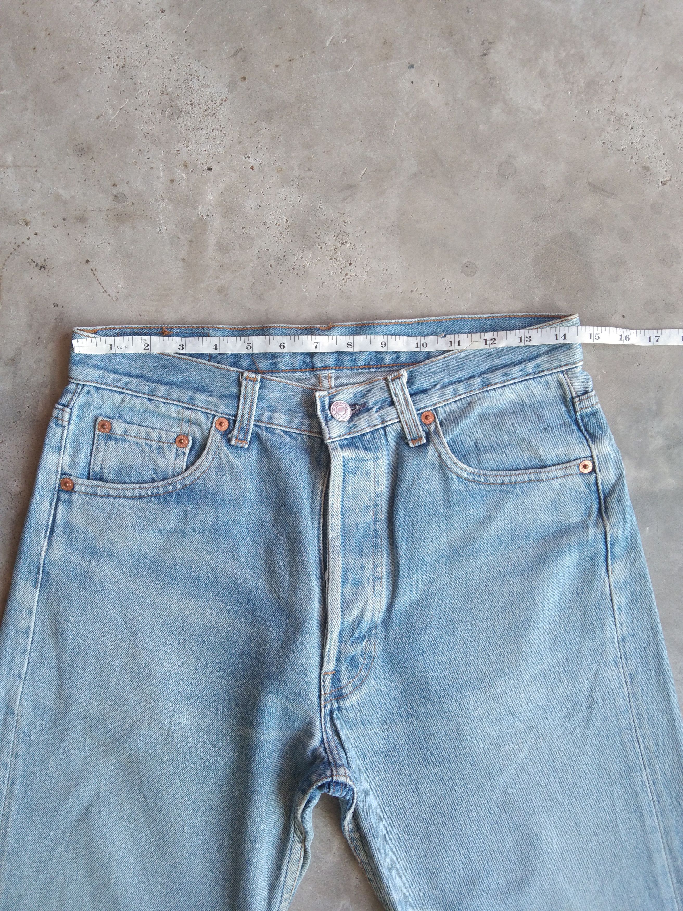 Levi's 90s Vintage Levi's 501 Made In USA Distressed Jeans 29x30 Size US 29 - 7 Thumbnail