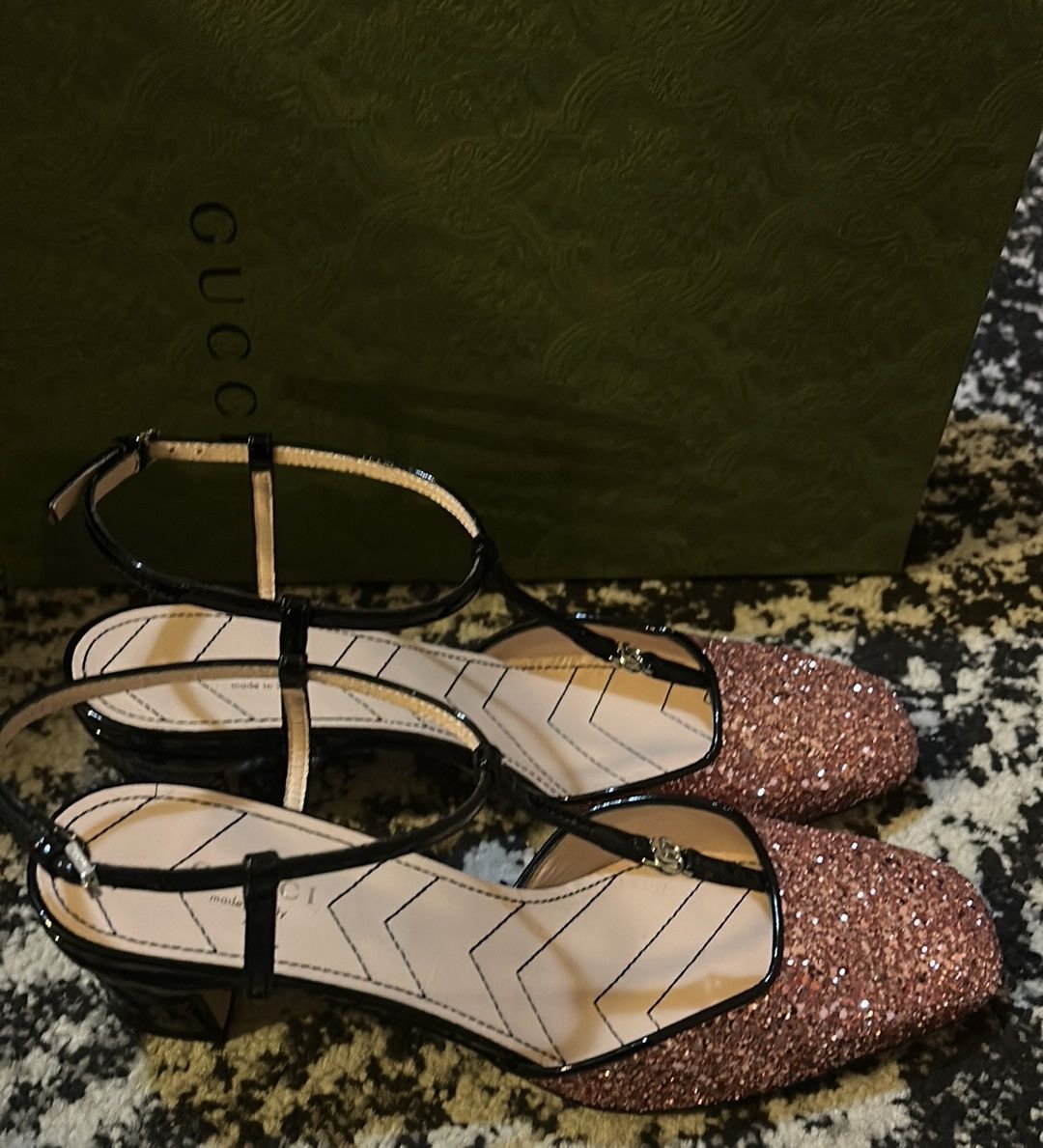 Gucci Gucci Double G Chunky Slingback Heel size 38 Size US 8 / IT 38 - 4 Thumbnail