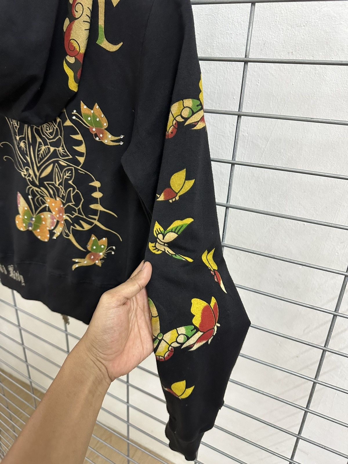 Ed Hardy Vintage Y2K Vibes Ed Hardy Eternal Love Double Zipper Hoodie Size US S / EU 44-46 / 1 - 12 Thumbnail