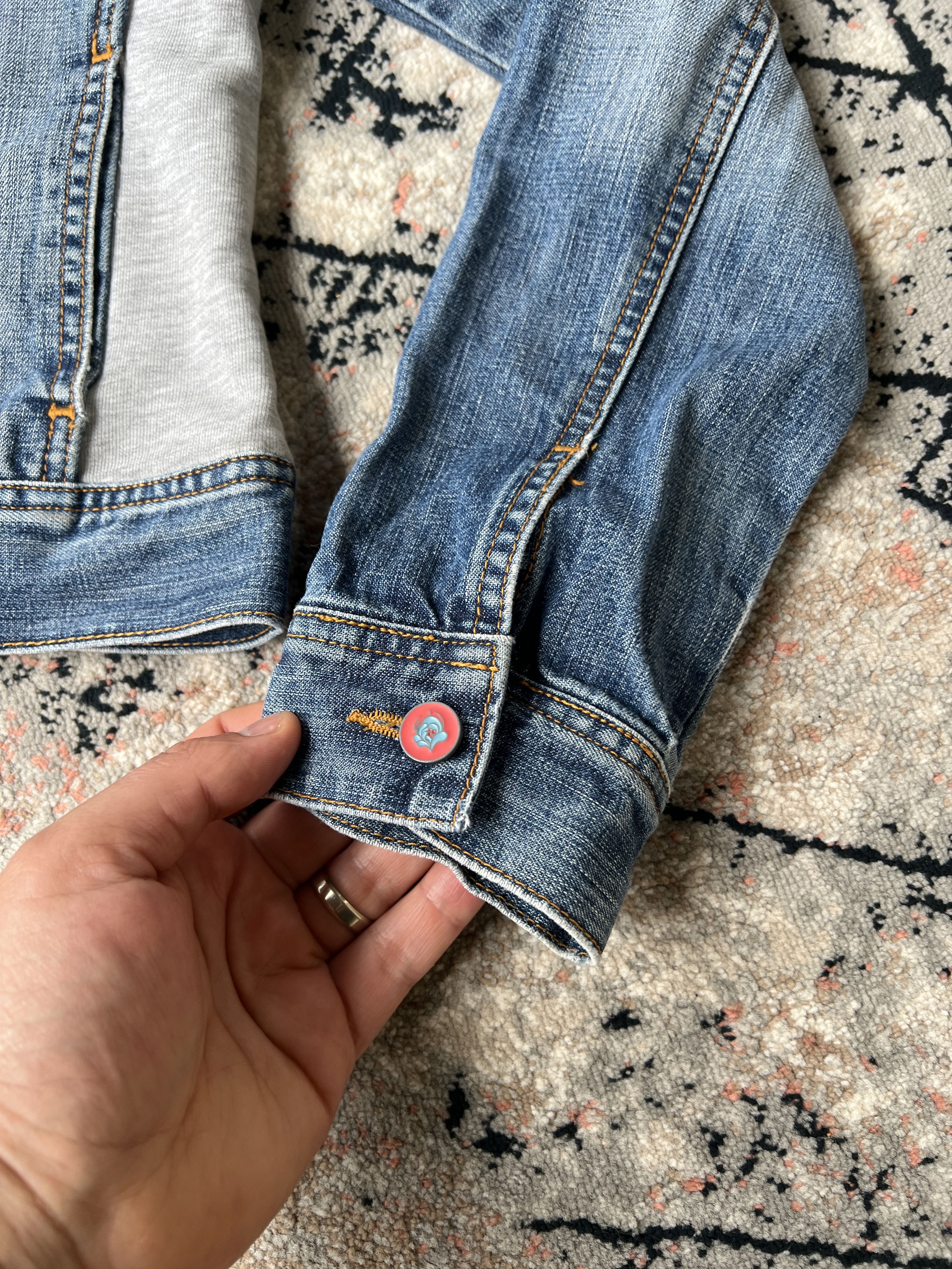 Vintage DNM Deluxe MOTOR JEANS Jacket Size S / US 4 / IT 40 - 2 Thumbnail