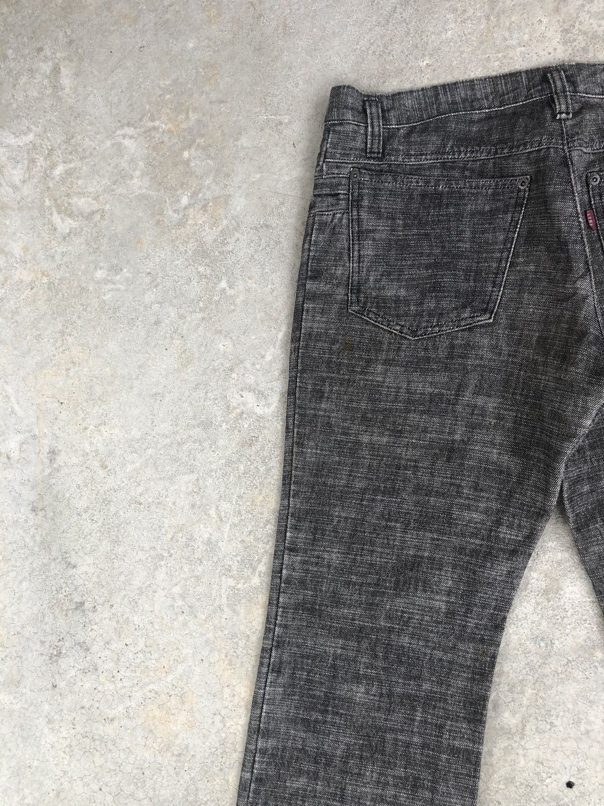If Six Was Nine Japanese L7 Real Flared Jeans Distressed Jeans Size US 33 - 10 Thumbnail