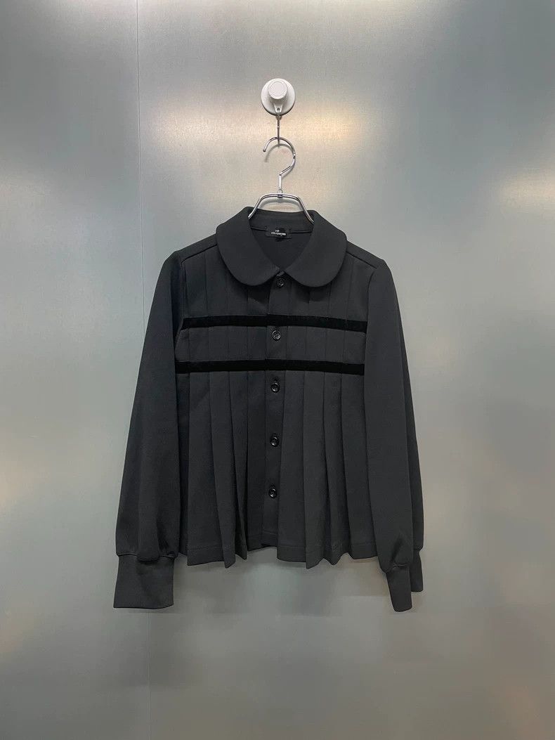 Comme des Garcons Comme Des Garcons Organ Pleated Hem Velvet Band Trim Gold Size XS / US 0-2 / IT 36-38 - 4 Thumbnail