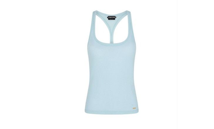 Tom Ford o1w1db10525 TSJ565 Tank Top in Light Blue Size XS / US 0-2 / IT 36-38 - 1 Preview