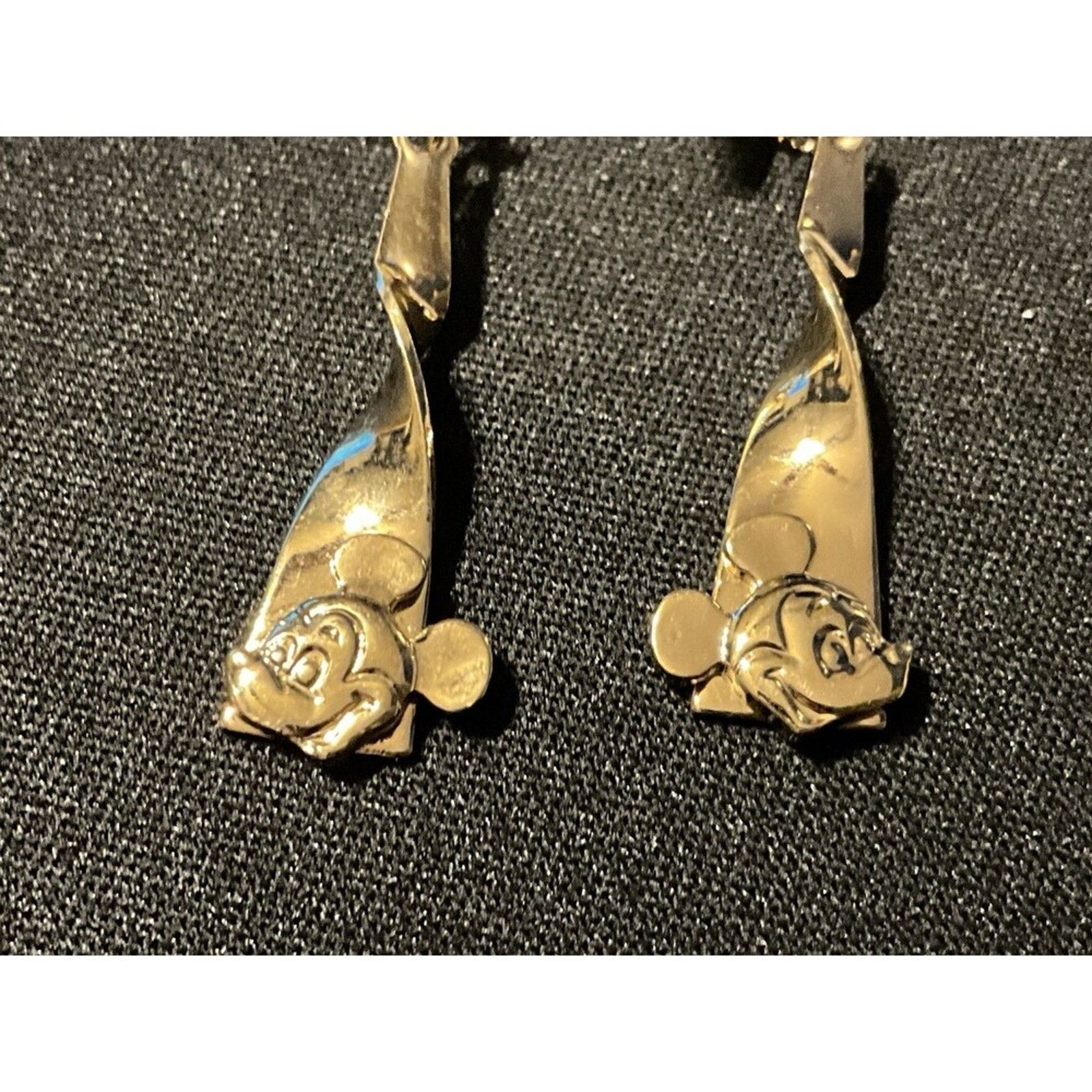 Disney Disney Prototype Gold Tone Earrings Size ONE SIZE - 4 Thumbnail